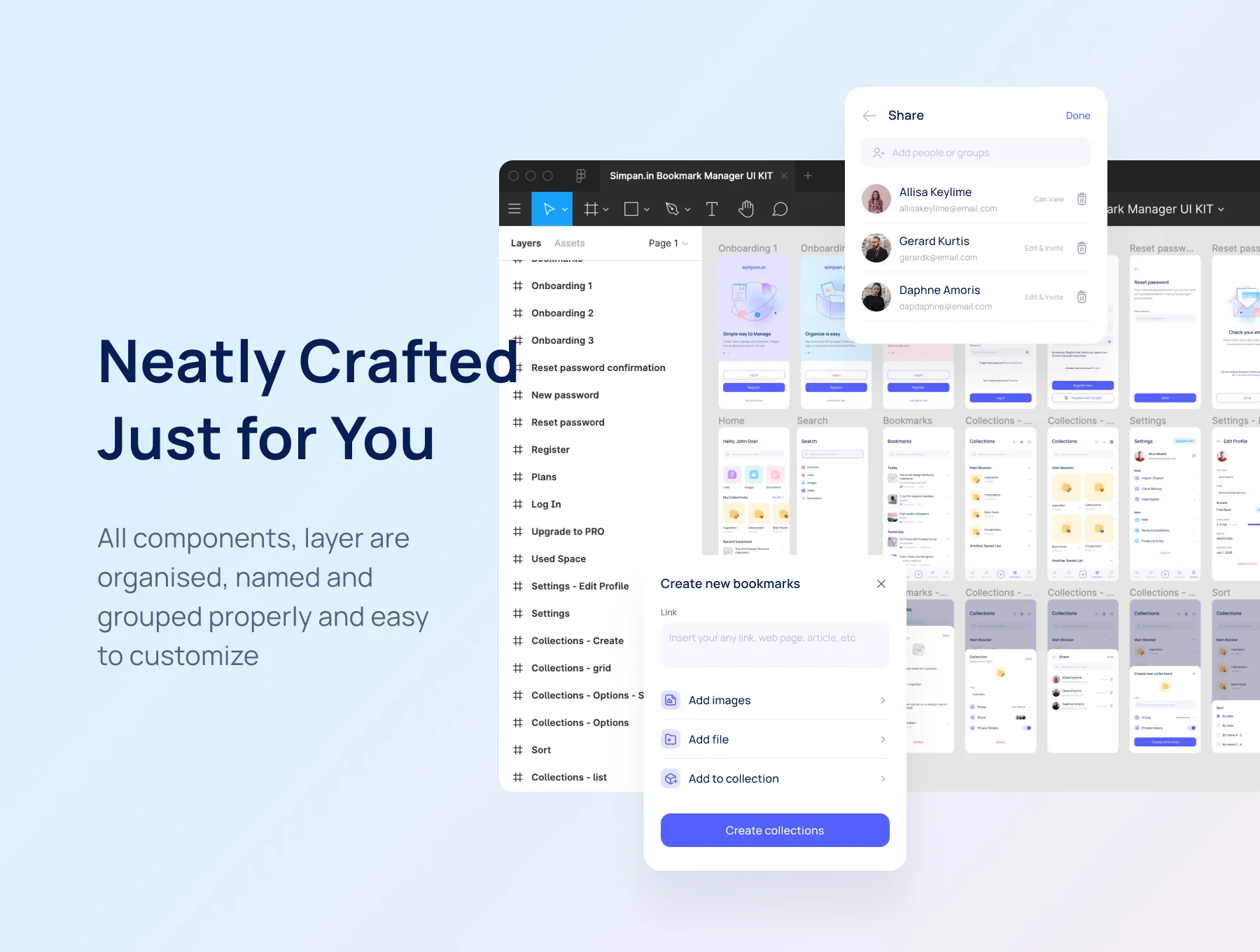 Simpanin Bookmark Manager App Ui Kit 3