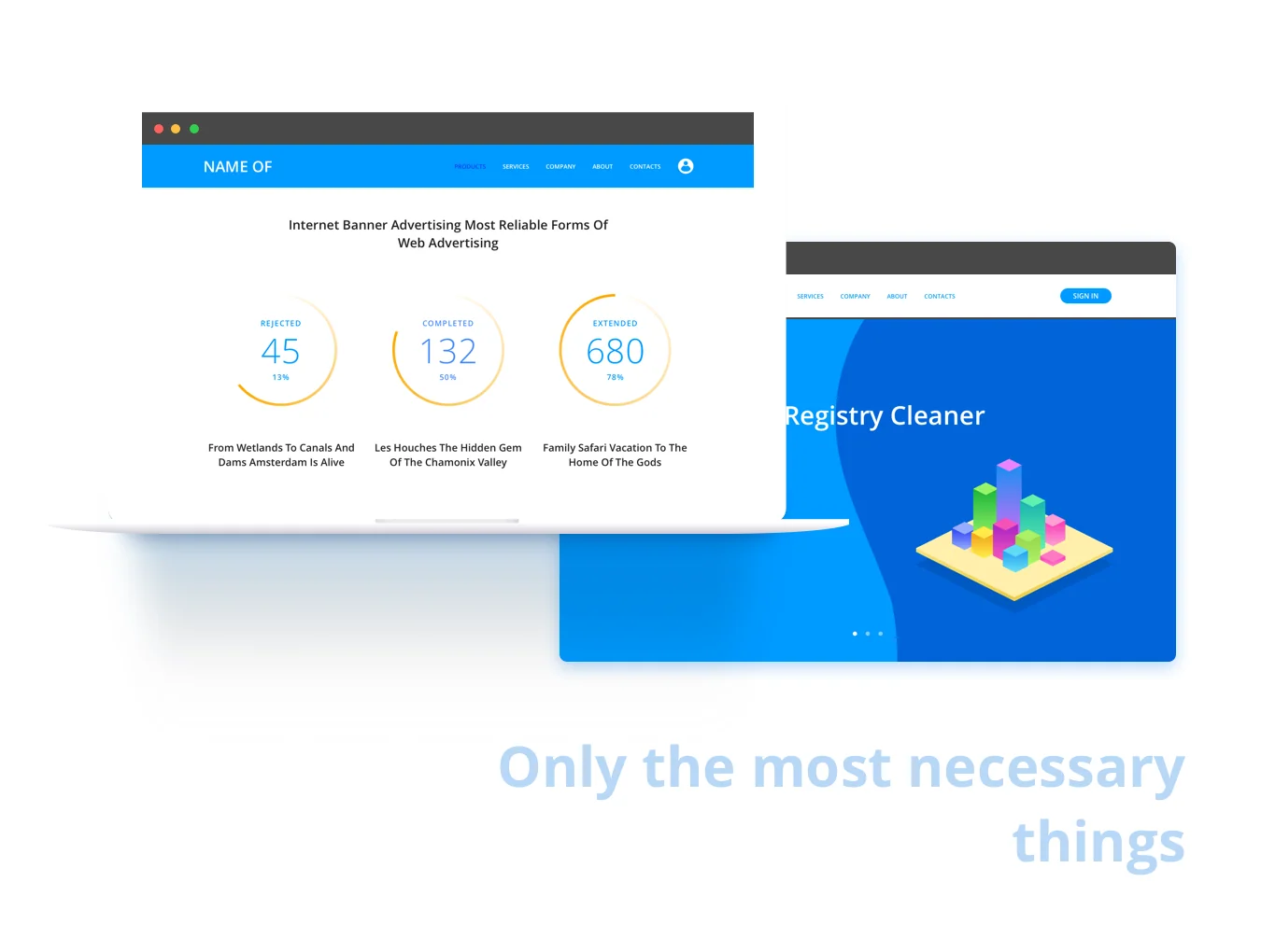 Simple & White UI Kit
