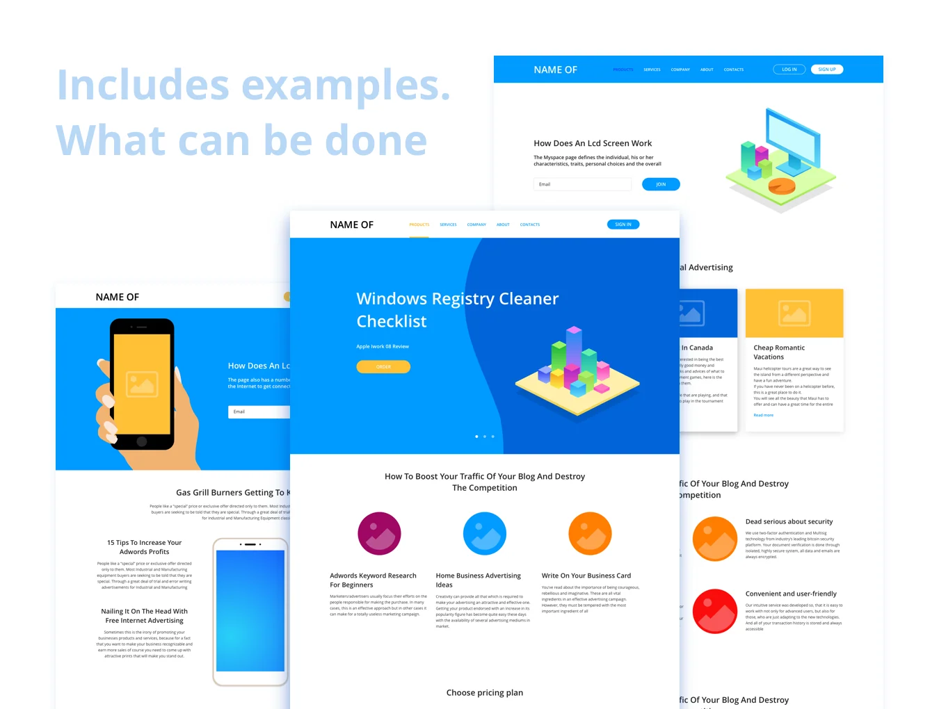 Simple & White UI Kit 4