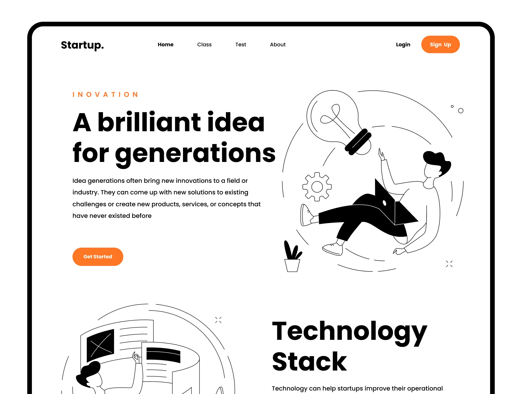 Simple Illustration for Startups 3