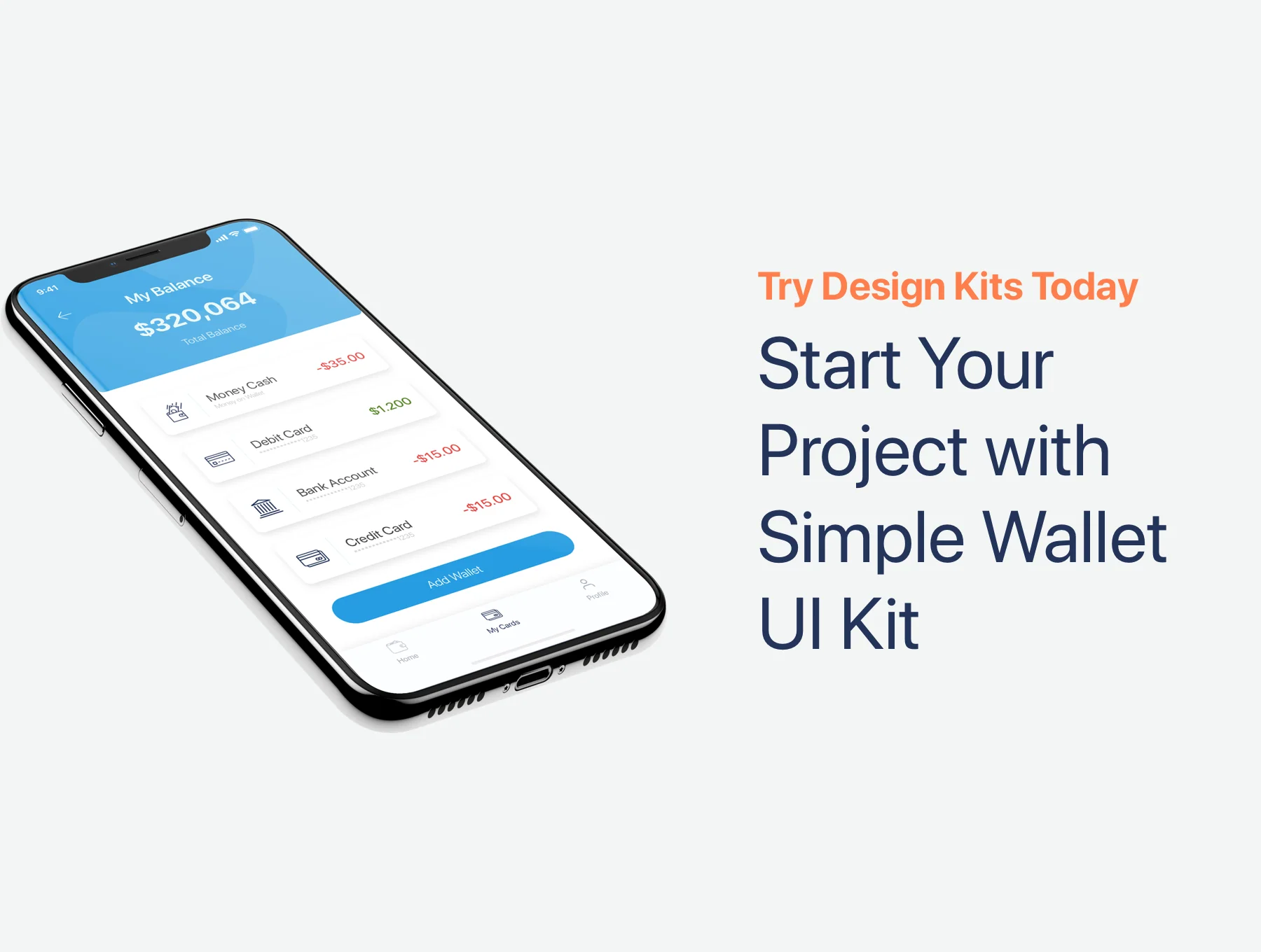 Simple Wallet App UI UX Kit 4
