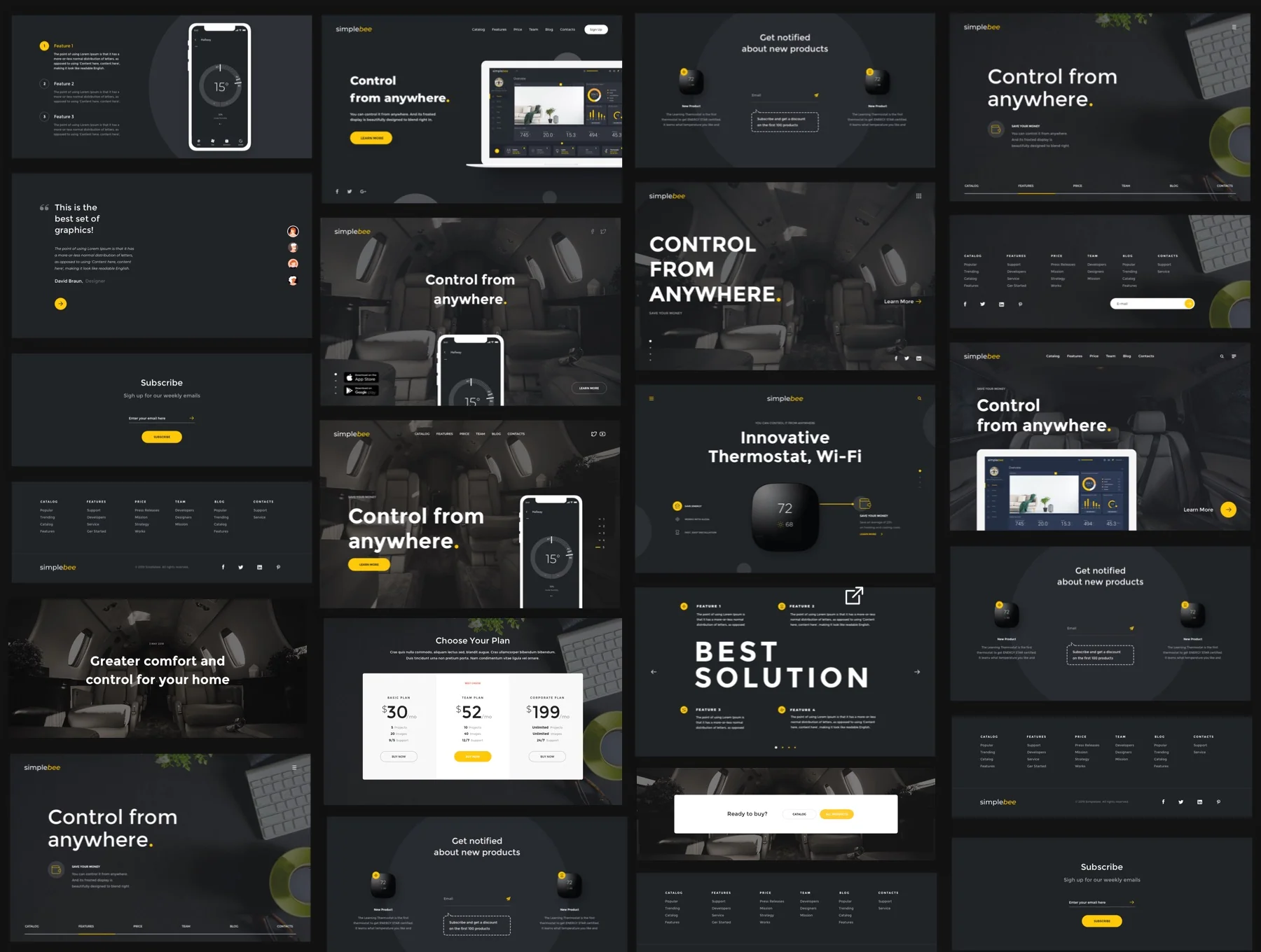 SimpleBee Layouts & Components 2