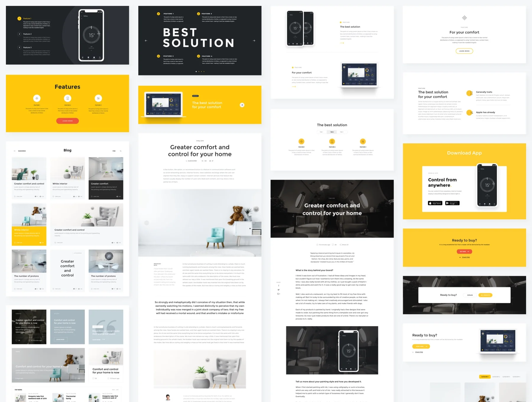 SimpleBee Layouts & Components 4