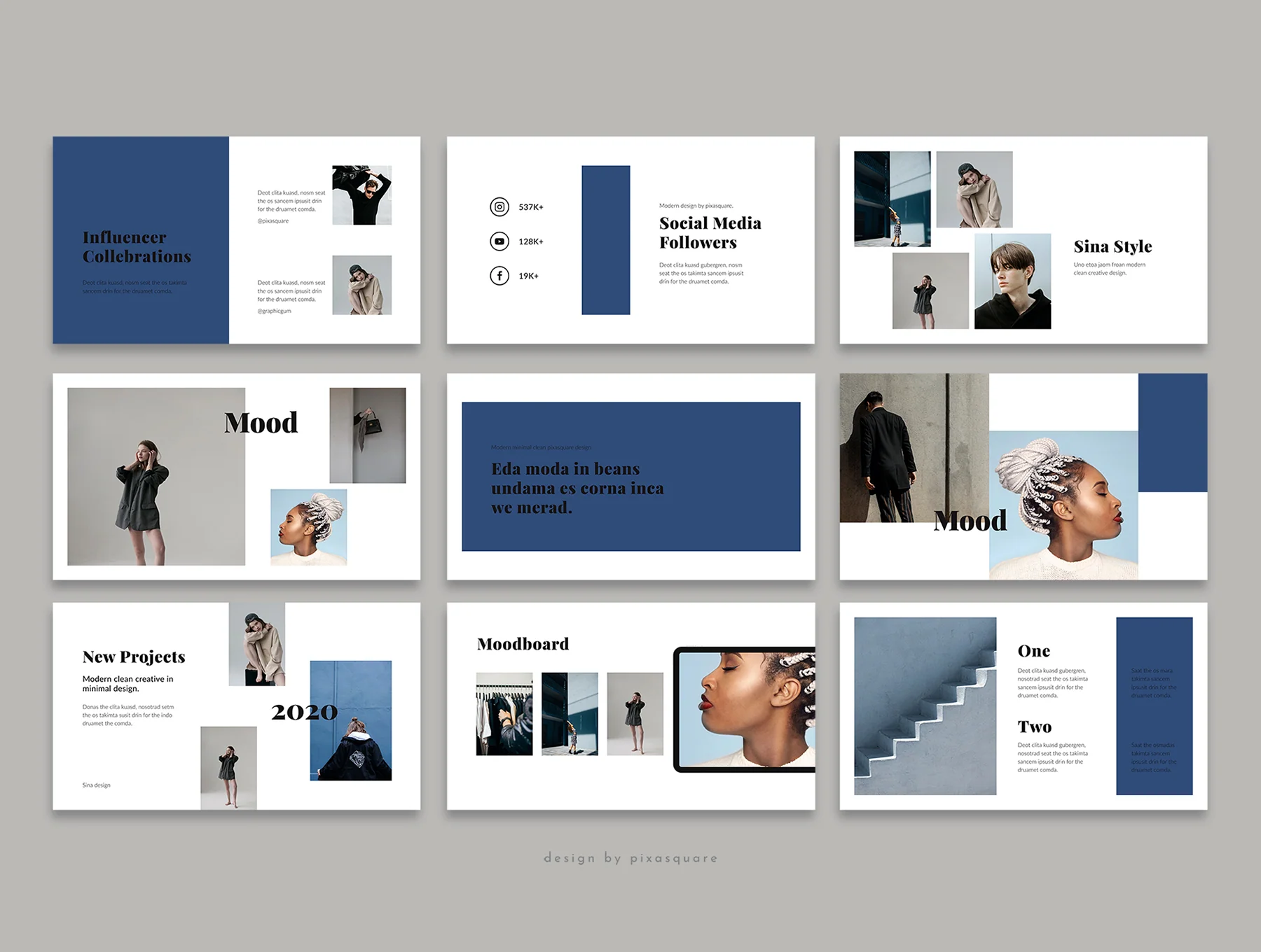 SINA - Powerpoint Stylish Template 3