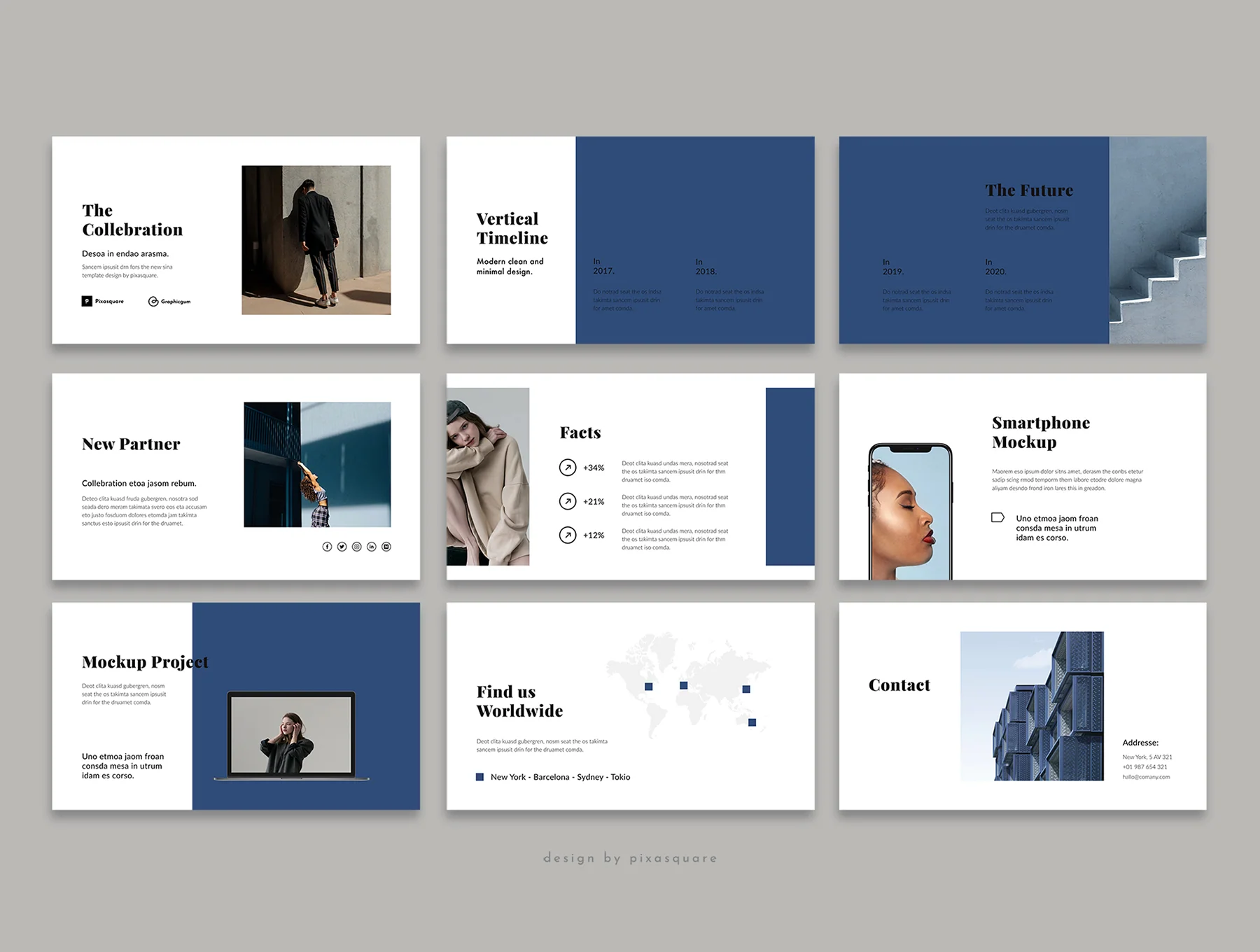 SINA - Powerpoint Stylish Template 6