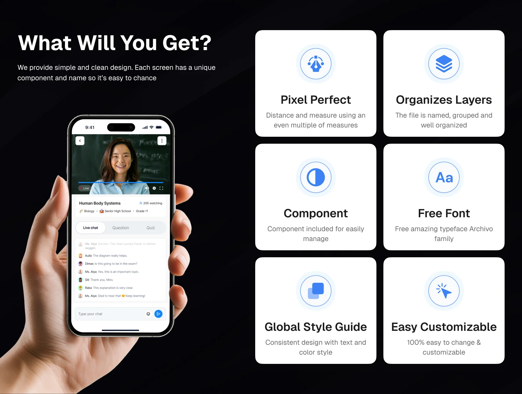 Sinau - E-Learning App UI Kit 2