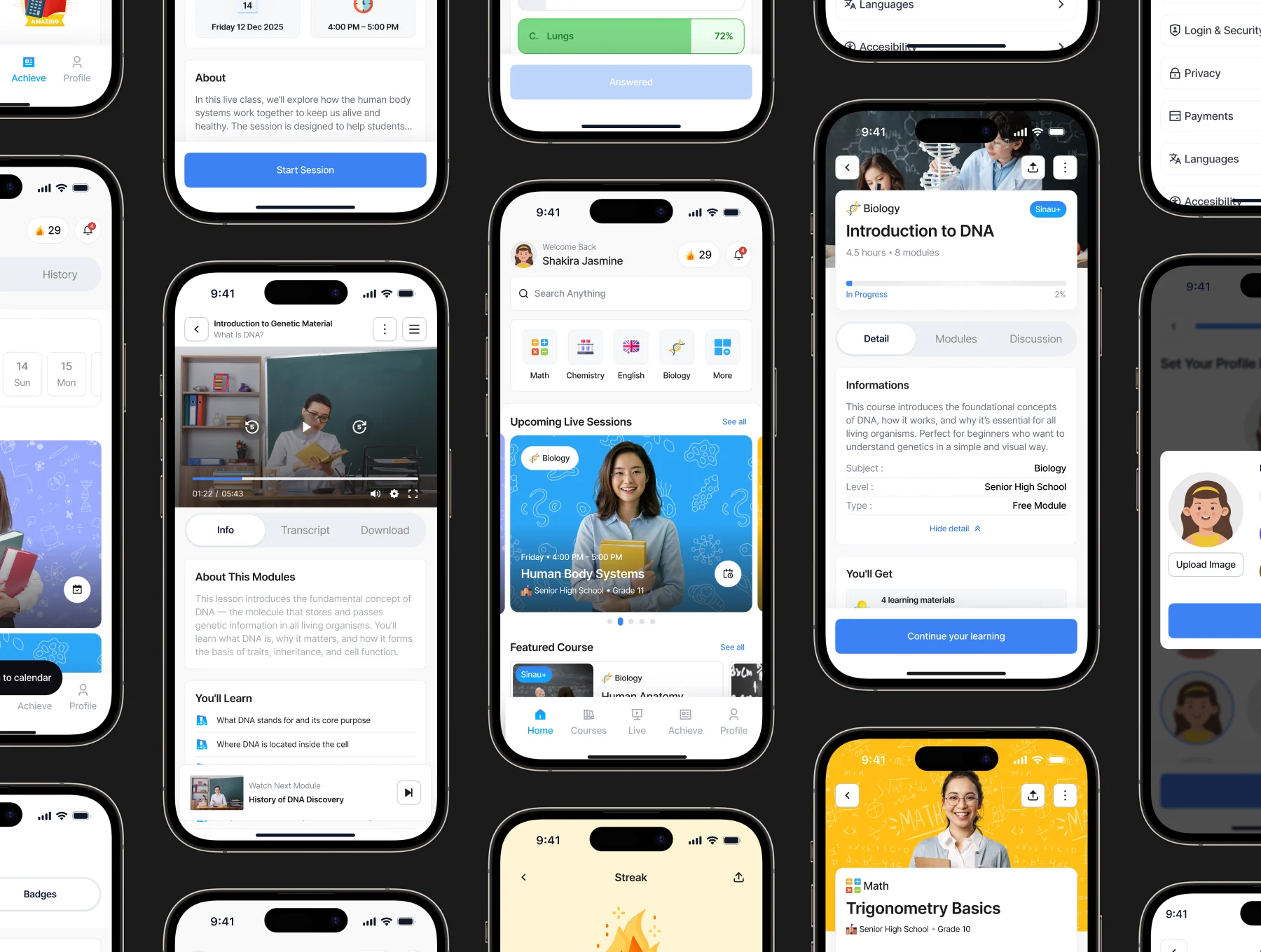 Sinau - E-Learning App UI Kit 6