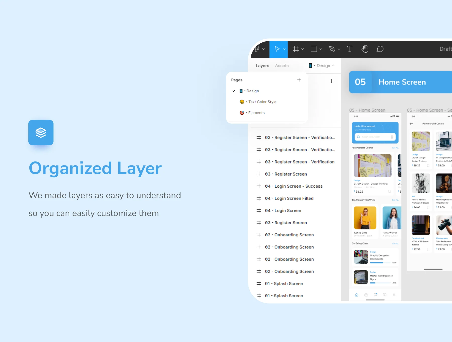Sinau - Online Mentoring Class App UI Kit 3