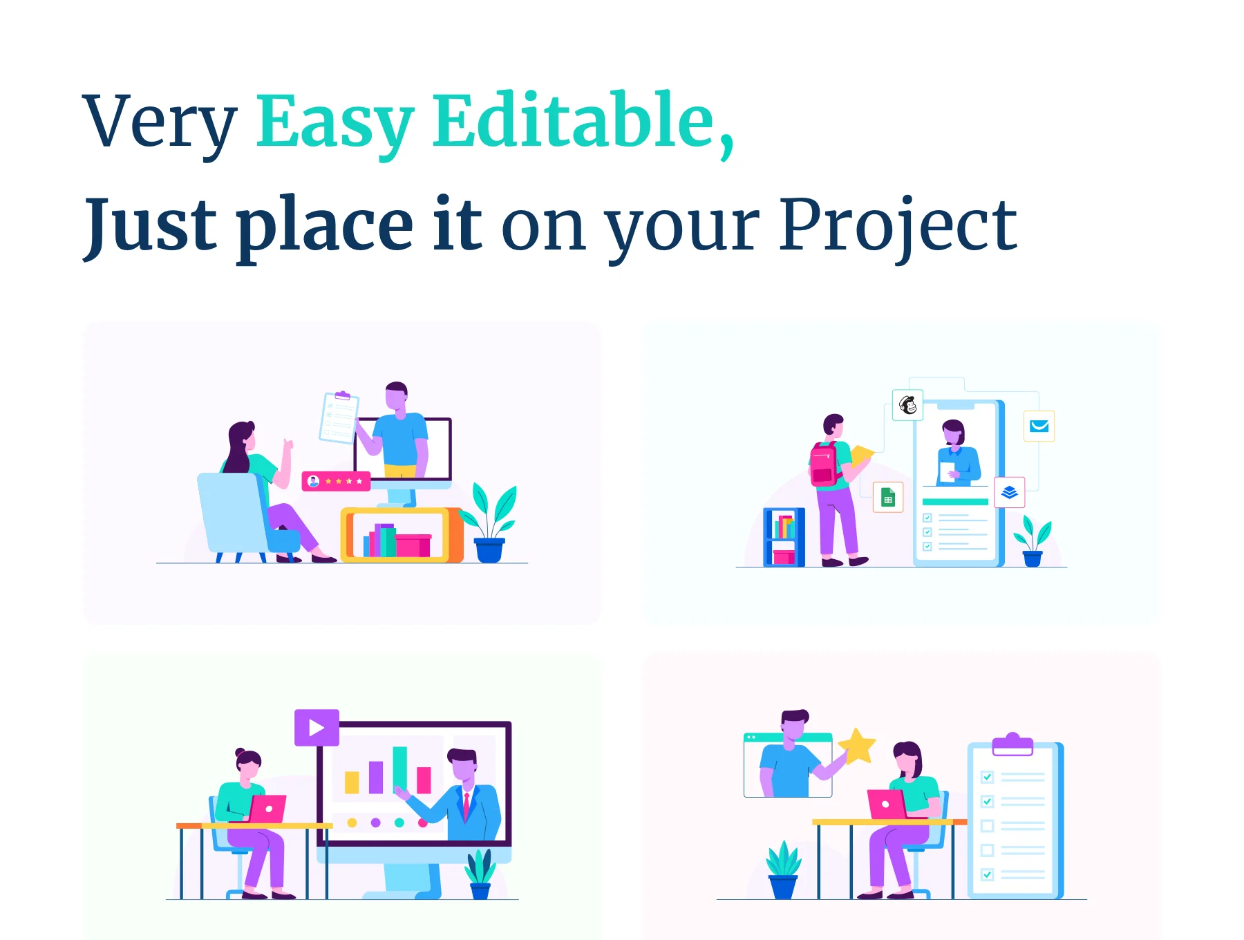 Sinaw: Learning Management System Illustration Pack 2