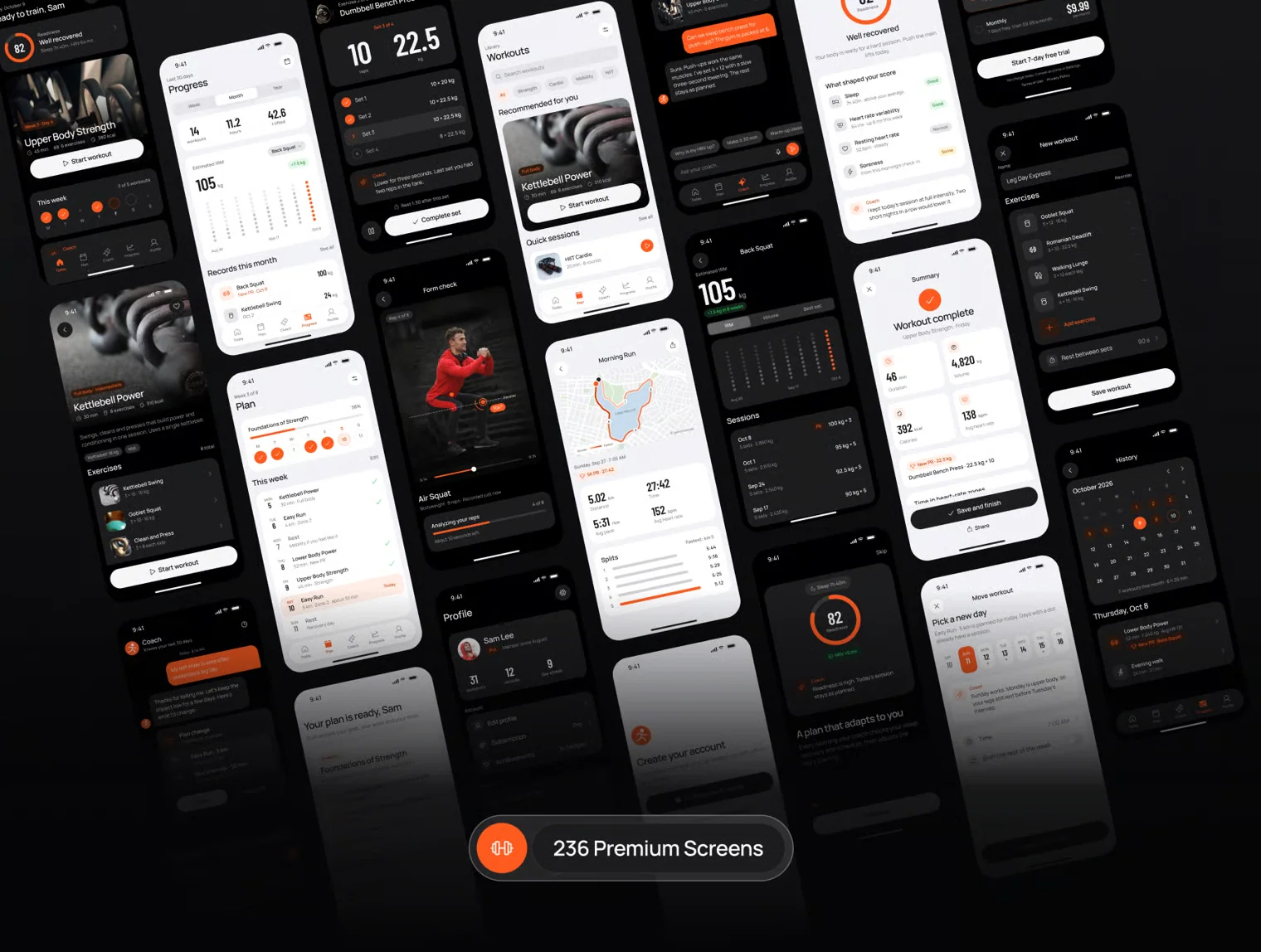 Sinew – AI Fitness Coach App UI Kit + Expo Code 4