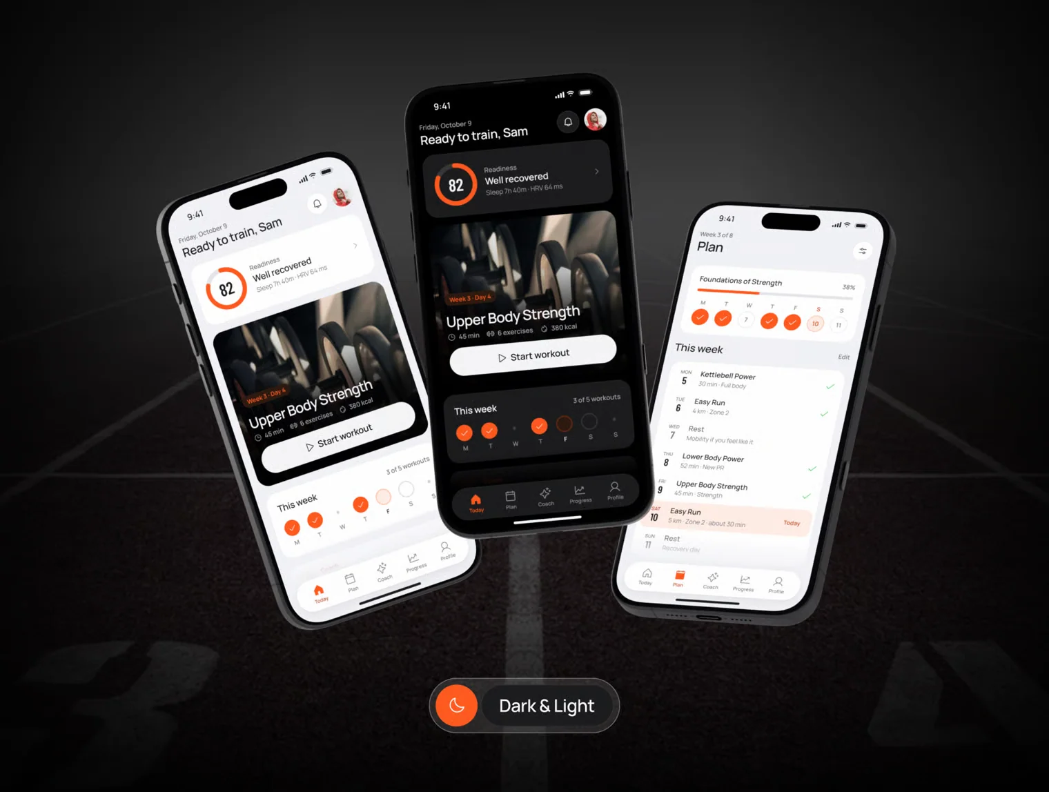 Sinew – AI Fitness Coach App UI Kit + Expo Code 7