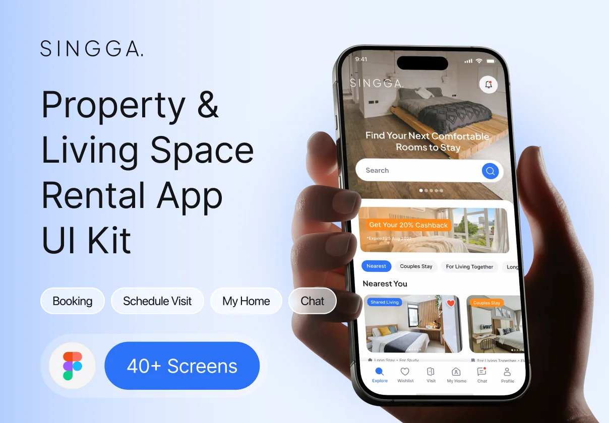 Singga - Property Rental App UI Kit