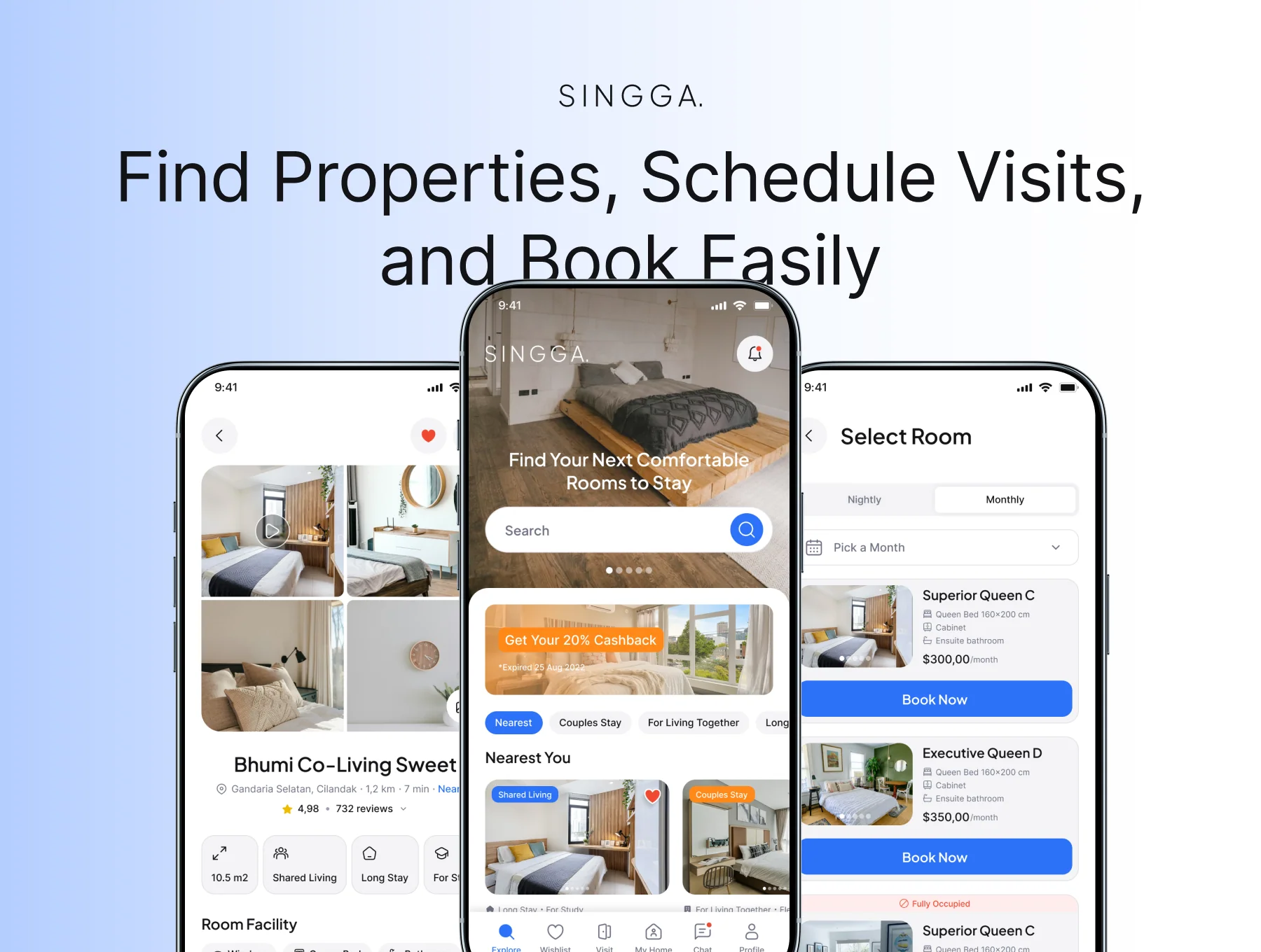 Singga - Property Rental App UI Kit 5