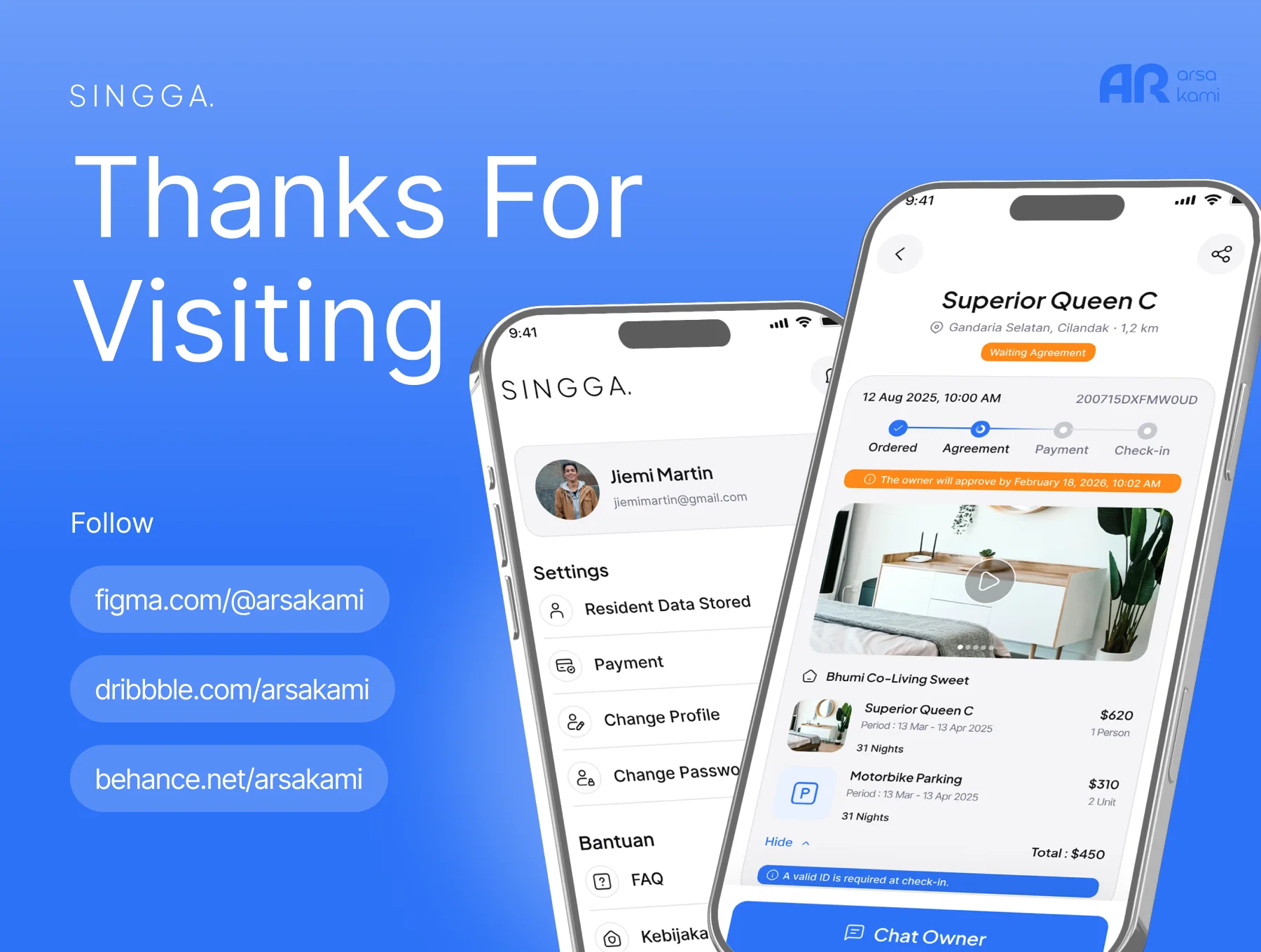 Singga - Property Rental App UI Kit 6