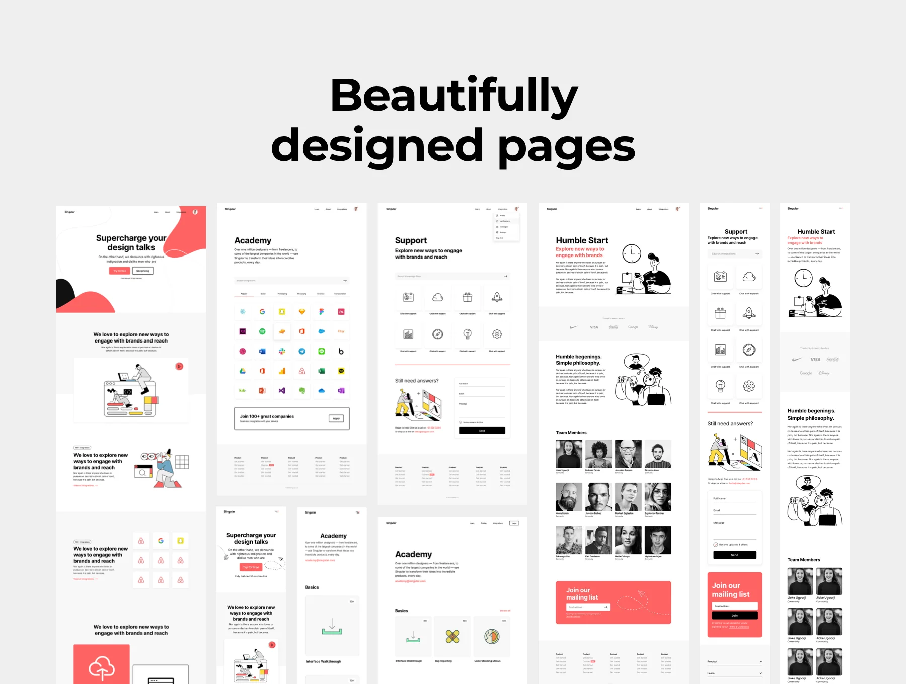 Singular SAAS Template for Bootstrap 5 3