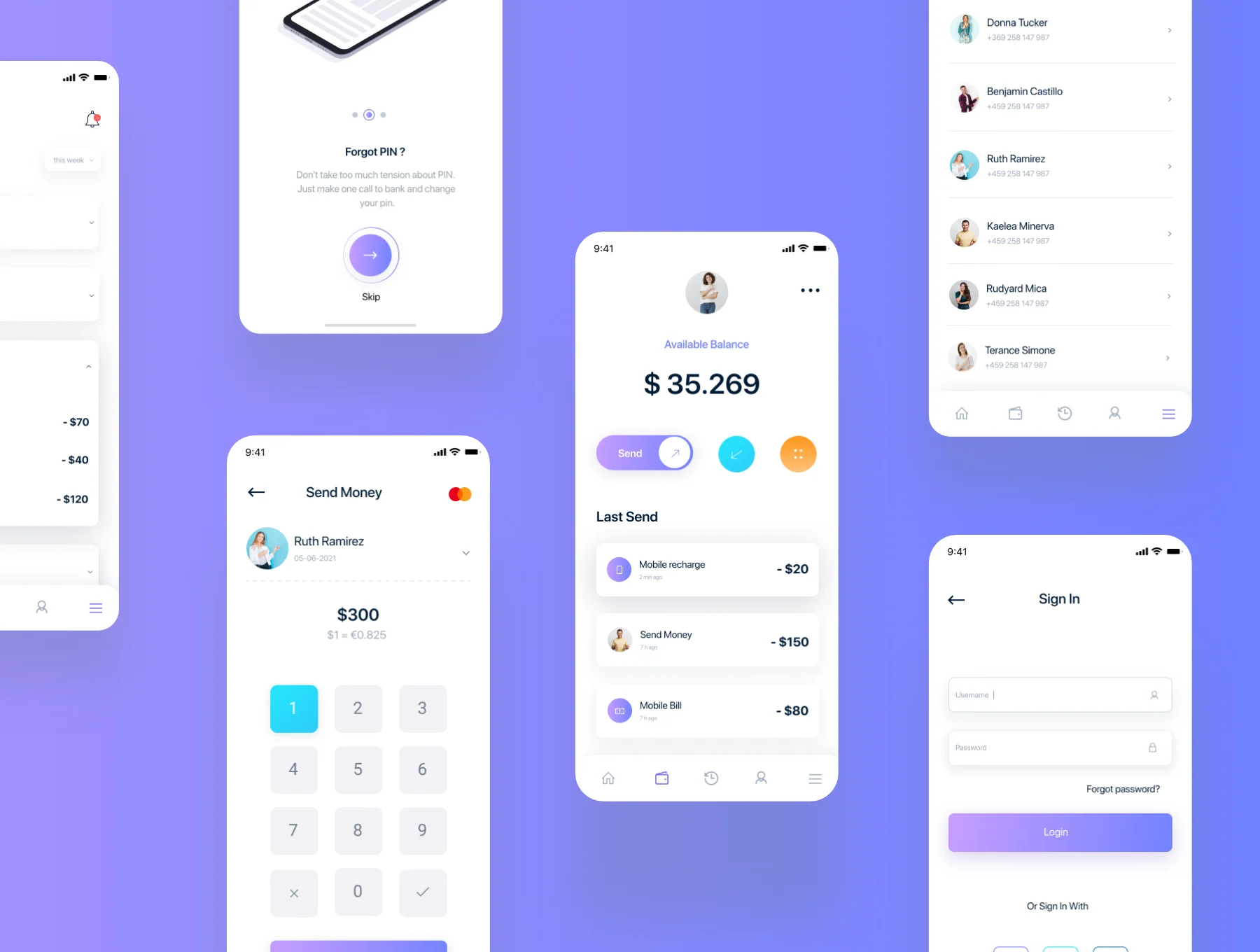 Sirc - Banking App UI Kit 4
