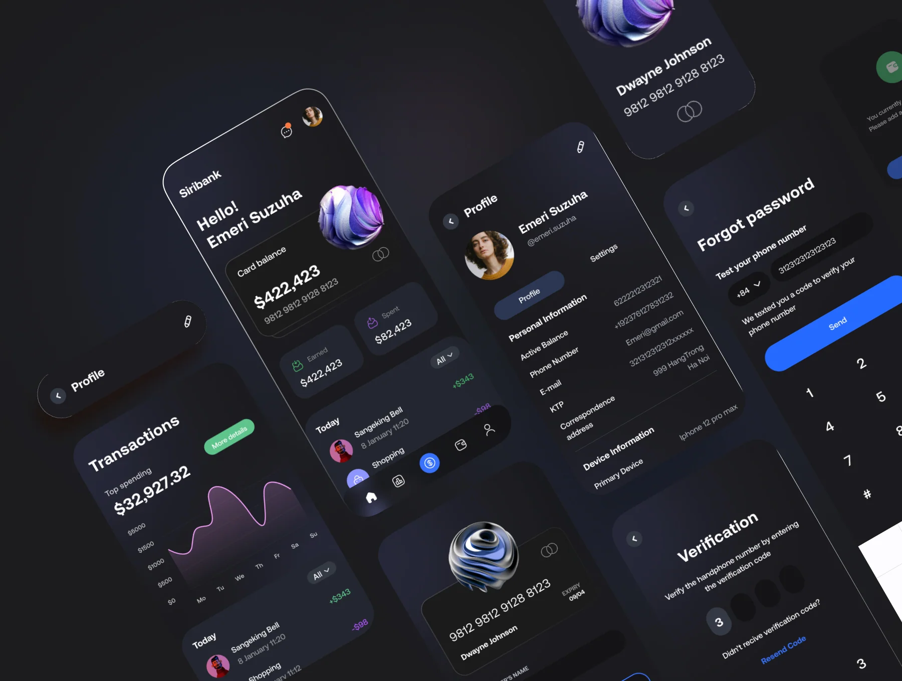 Siribank Finance Ui Kit 2