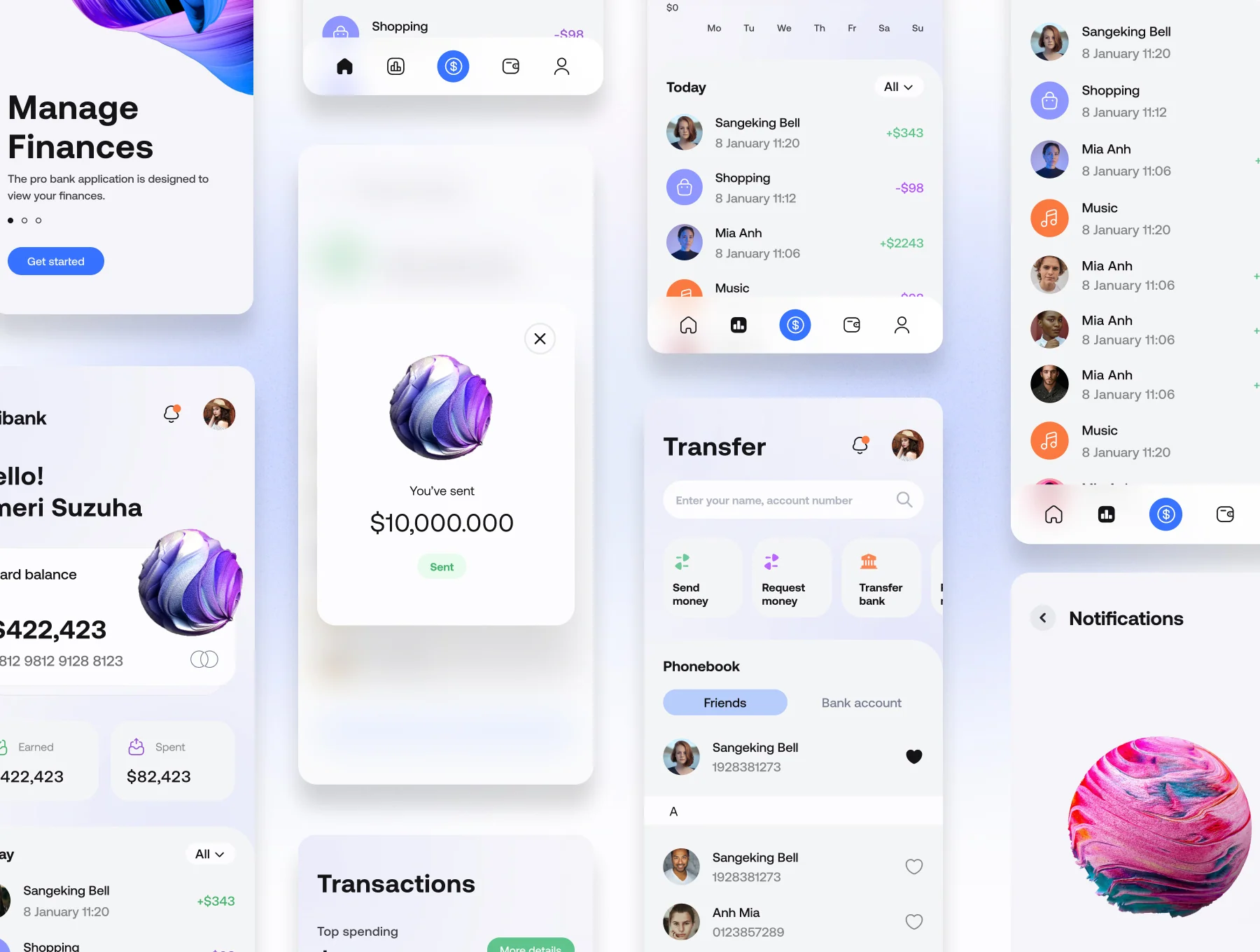 Siribank Finance Ui Kit 4