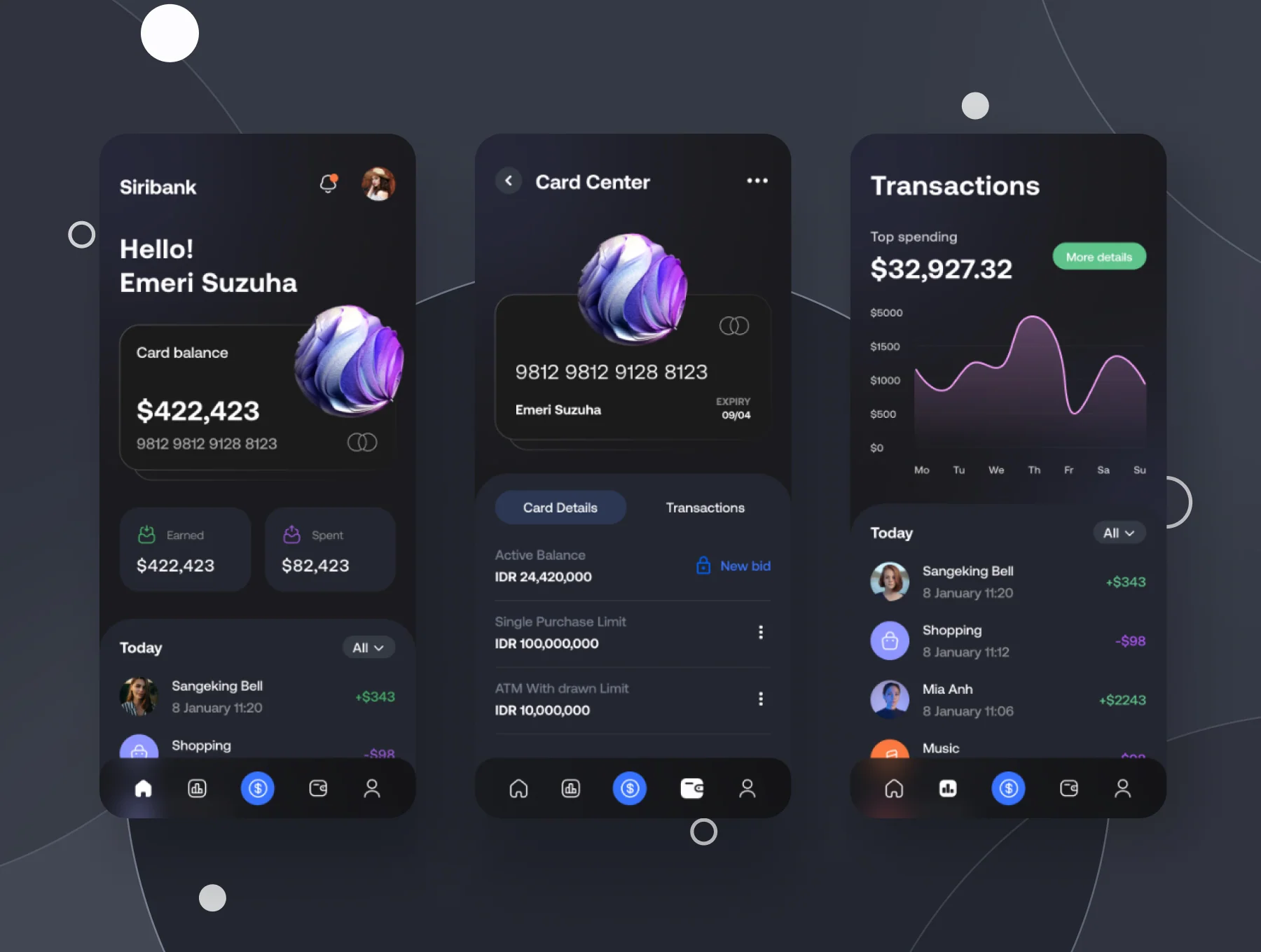 Siribank Finance Ui Kit 5