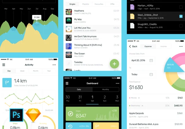 Sked Mobile UI Kit