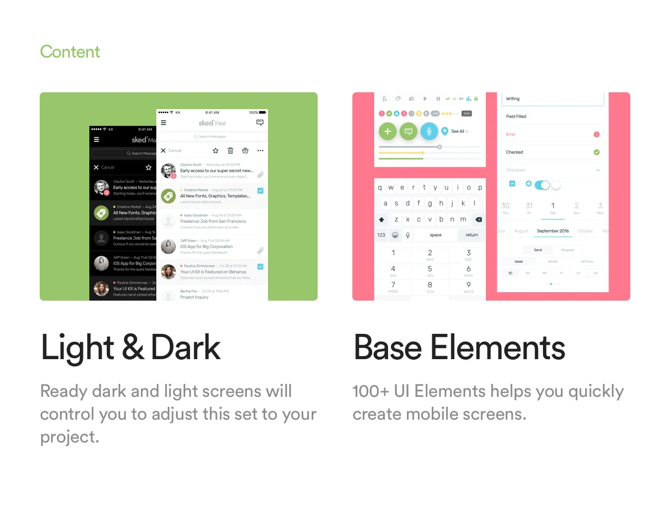 Sked Mobile UI Kit 3