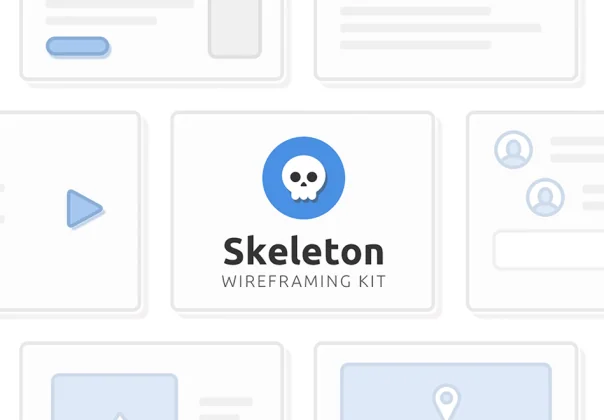 Skeleton Wireframing Kit