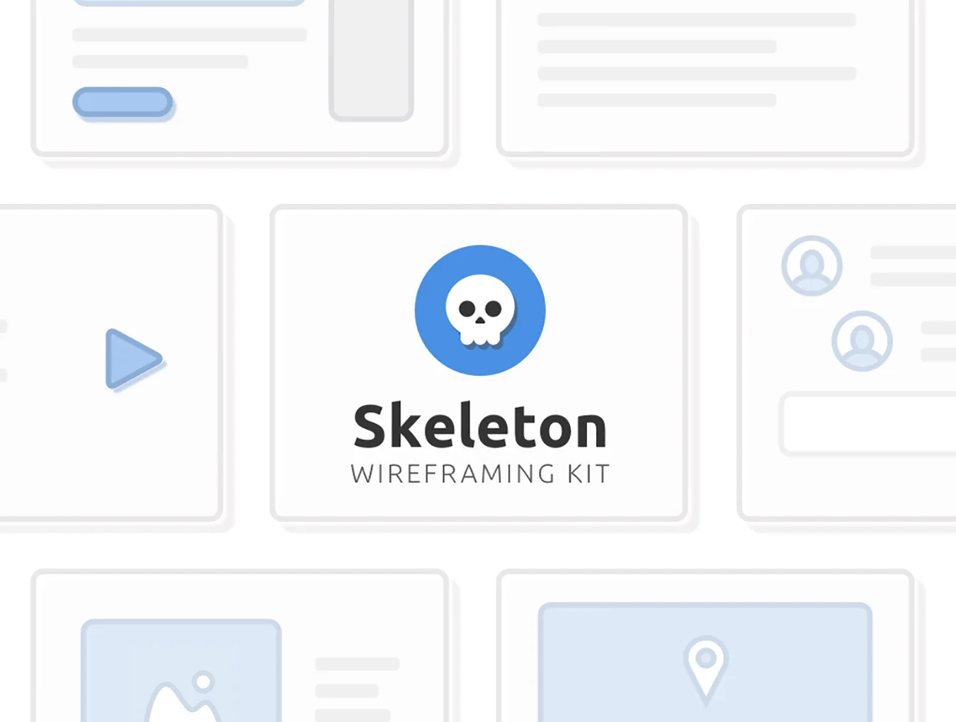 Skeleton Wireframing Kit