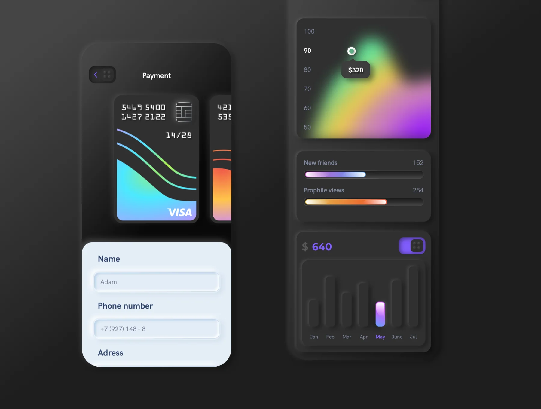 Skeo-Skeuomorphic UI Kit 3