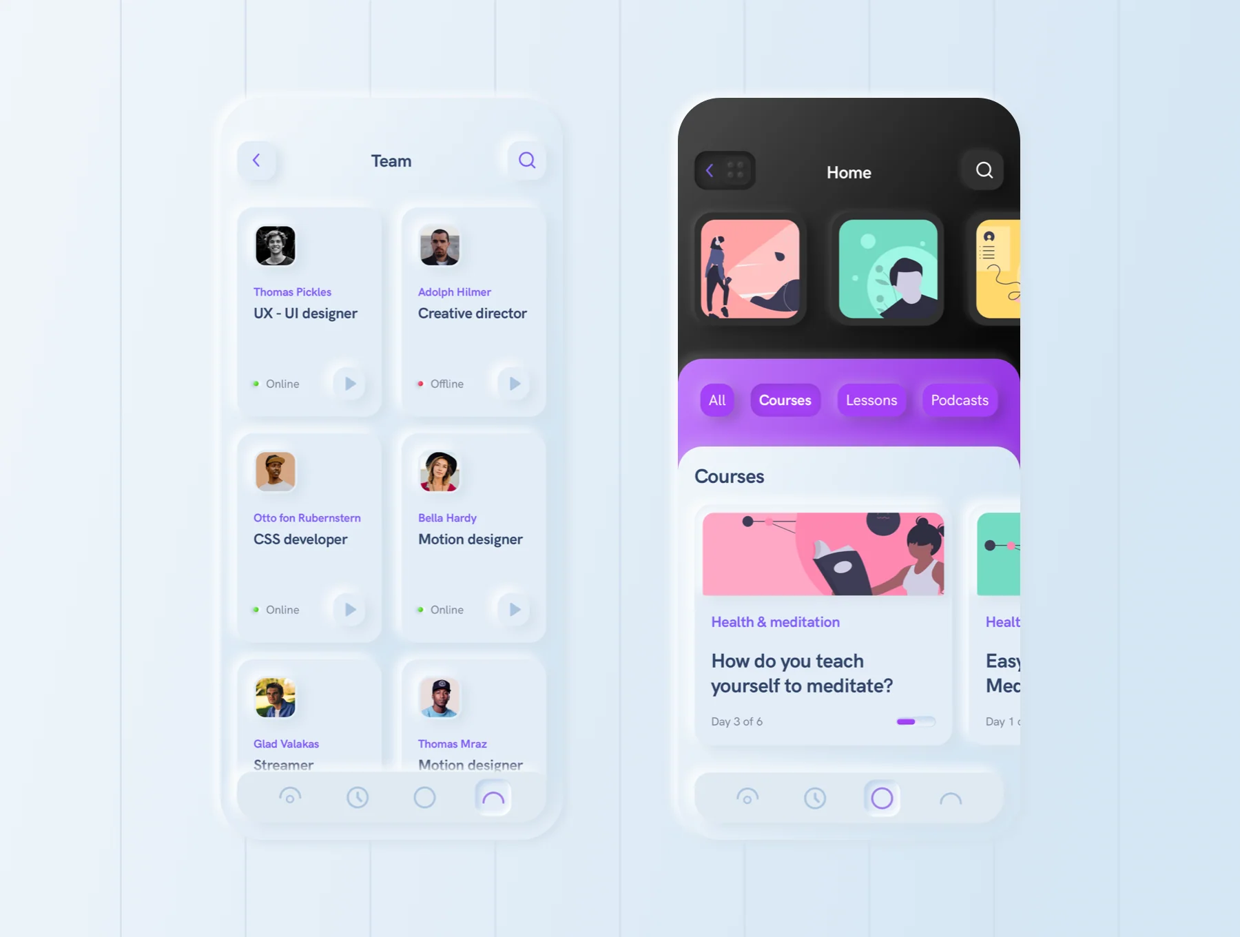 Skeo-Skeuomorphic UI Kit 4