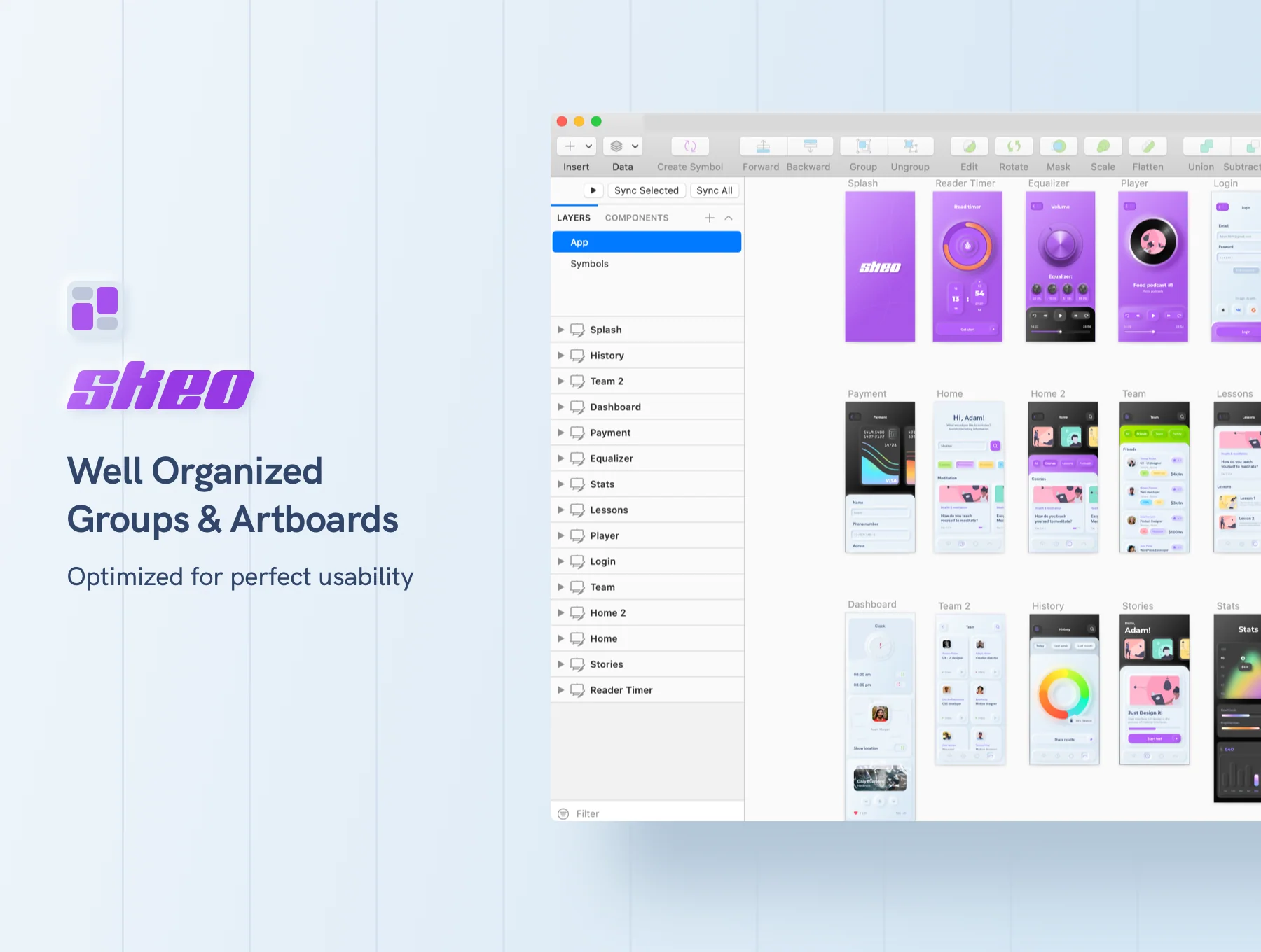 Skeo-Skeuomorphic UI Kit 6
