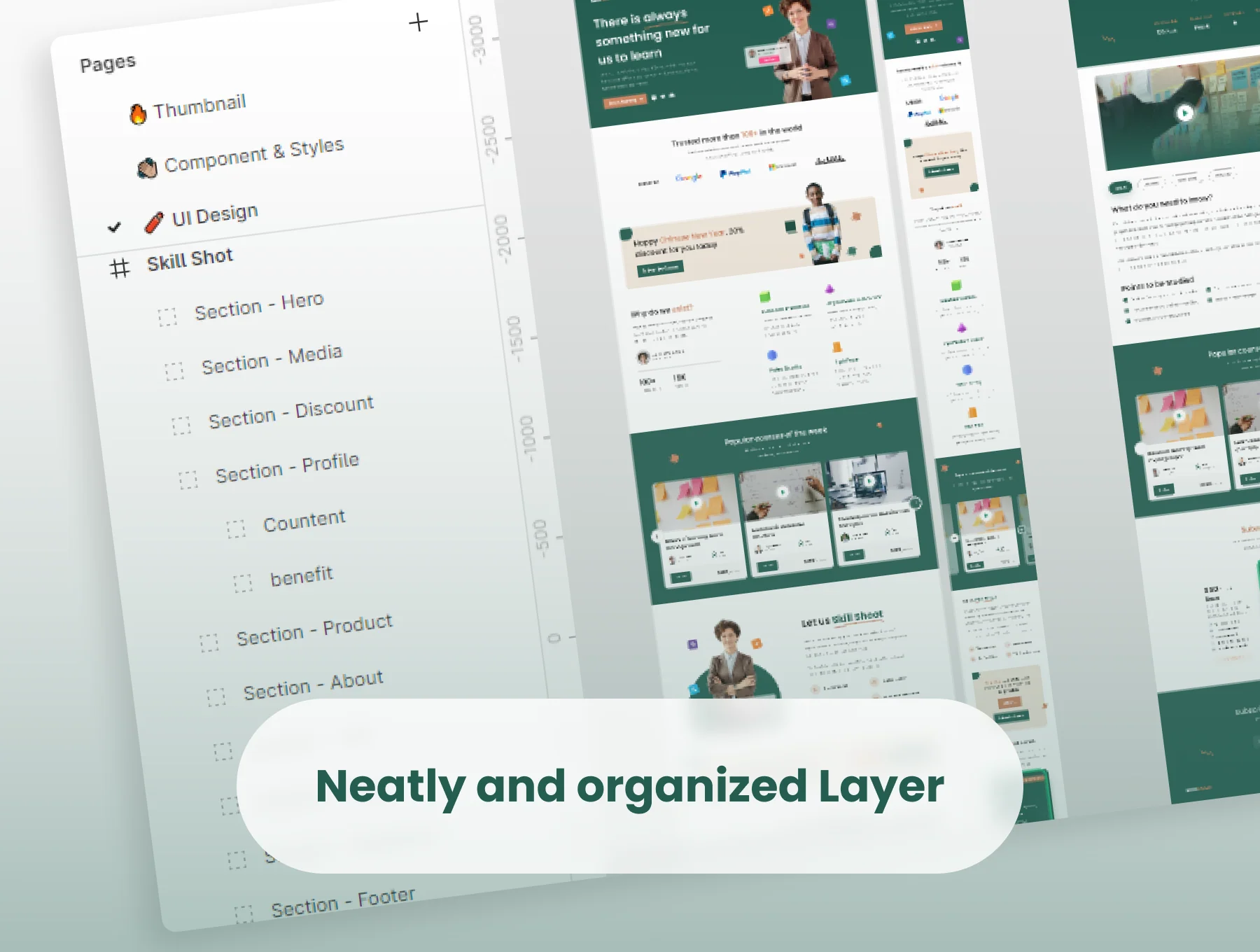 Skill Shoot - Online course website and responsive uikit 4