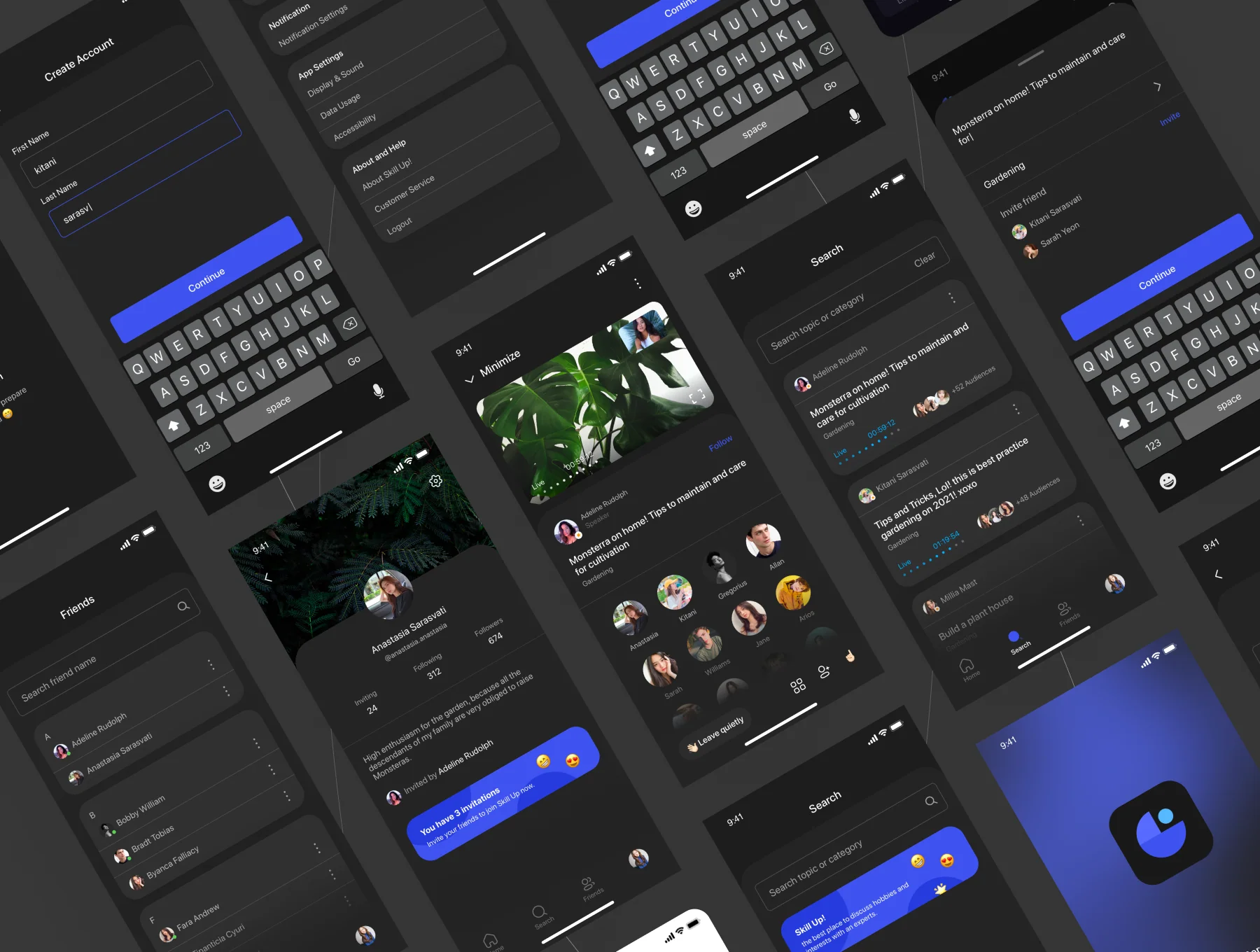 Skill Up - Live Learning  App UI Kit 6
