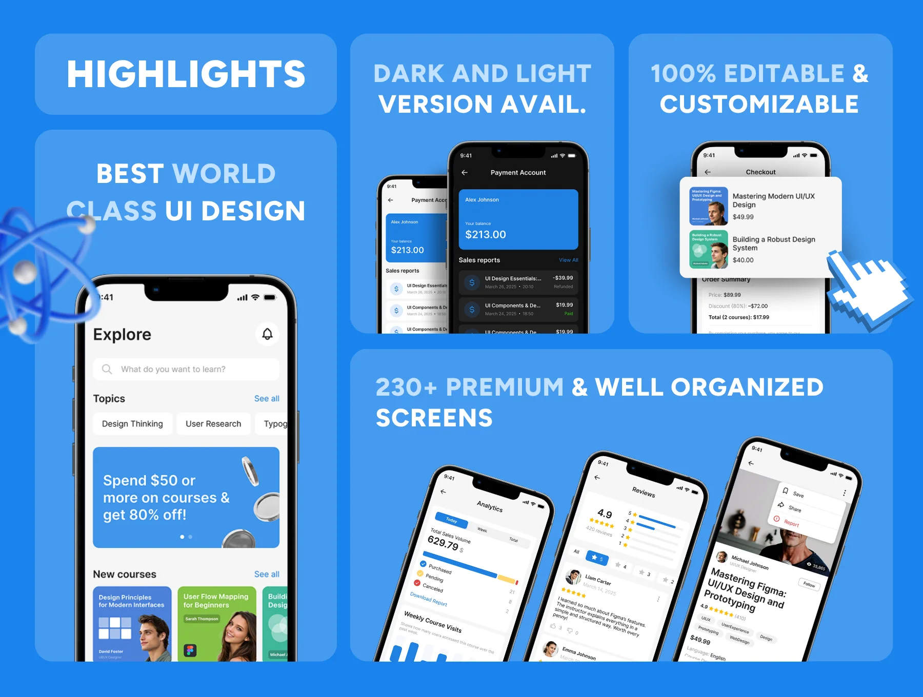SkillBase - Online Learning Course App Ui Kit 2