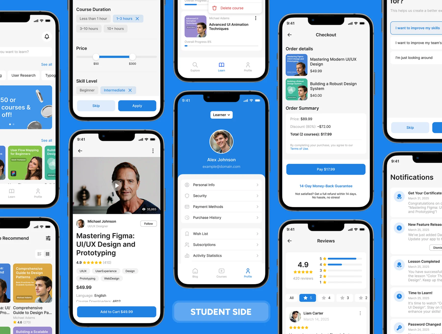 SkillBase - Online Learning Course App Ui Kit 4