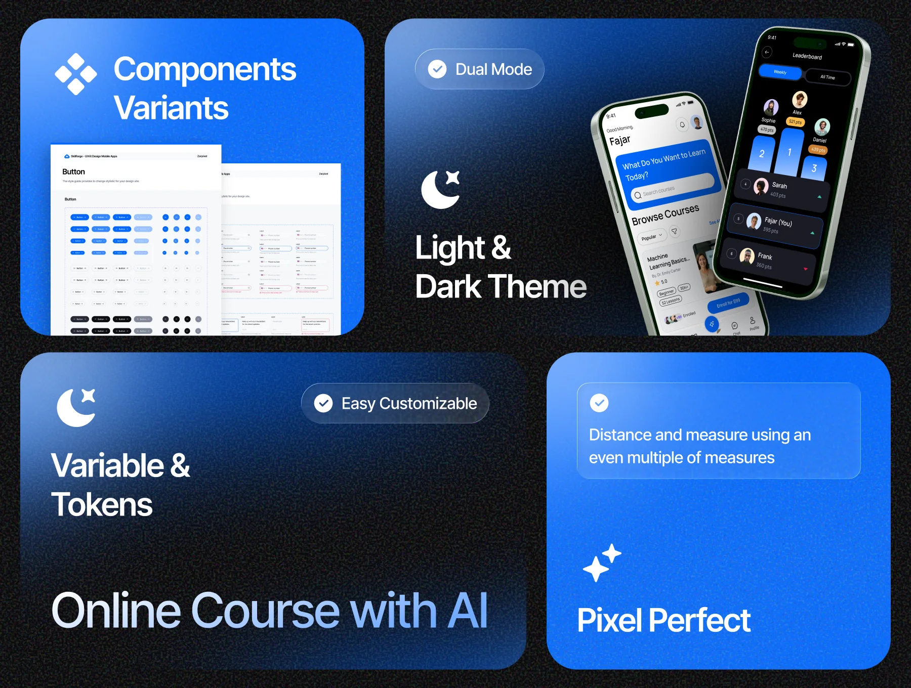 Skillforge - AI Online Course Mobile App UI Kit 2