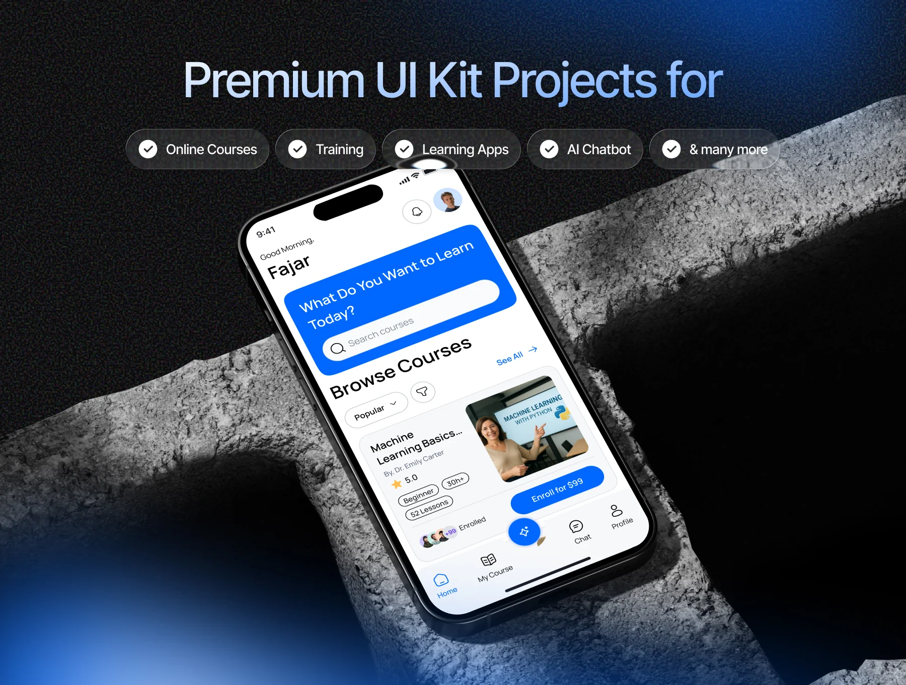 Skillforge - AI Online Course Mobile App UI Kit 7