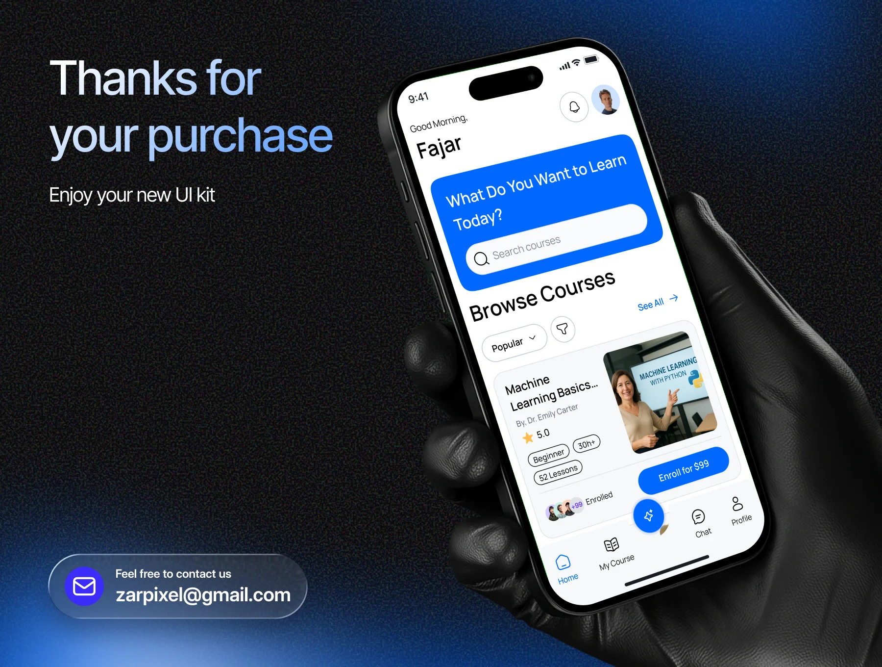 Skillforge - AI Online Course Mobile App UI Kit 8