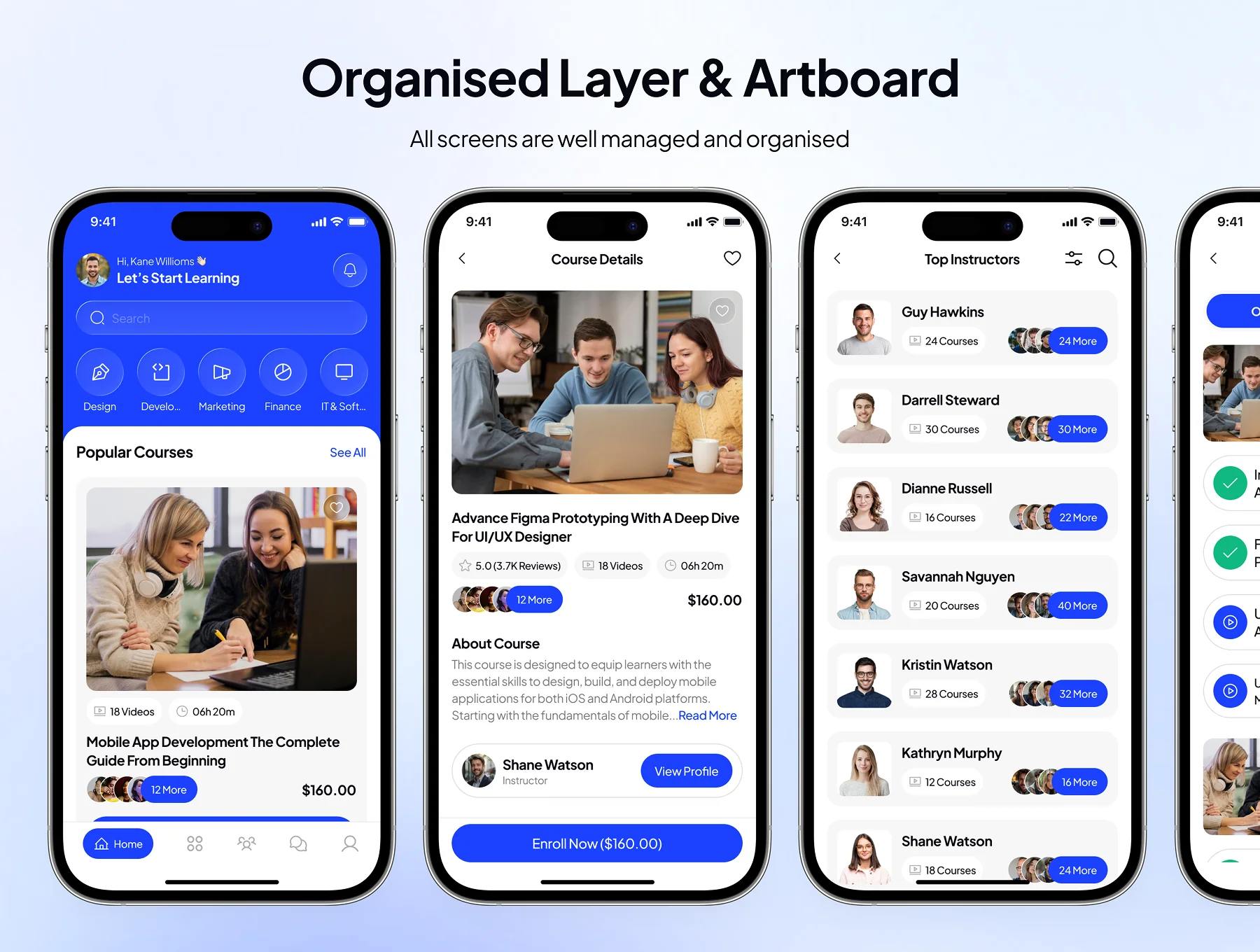 SkillRise - Elearning Online Course App UI Kit 3