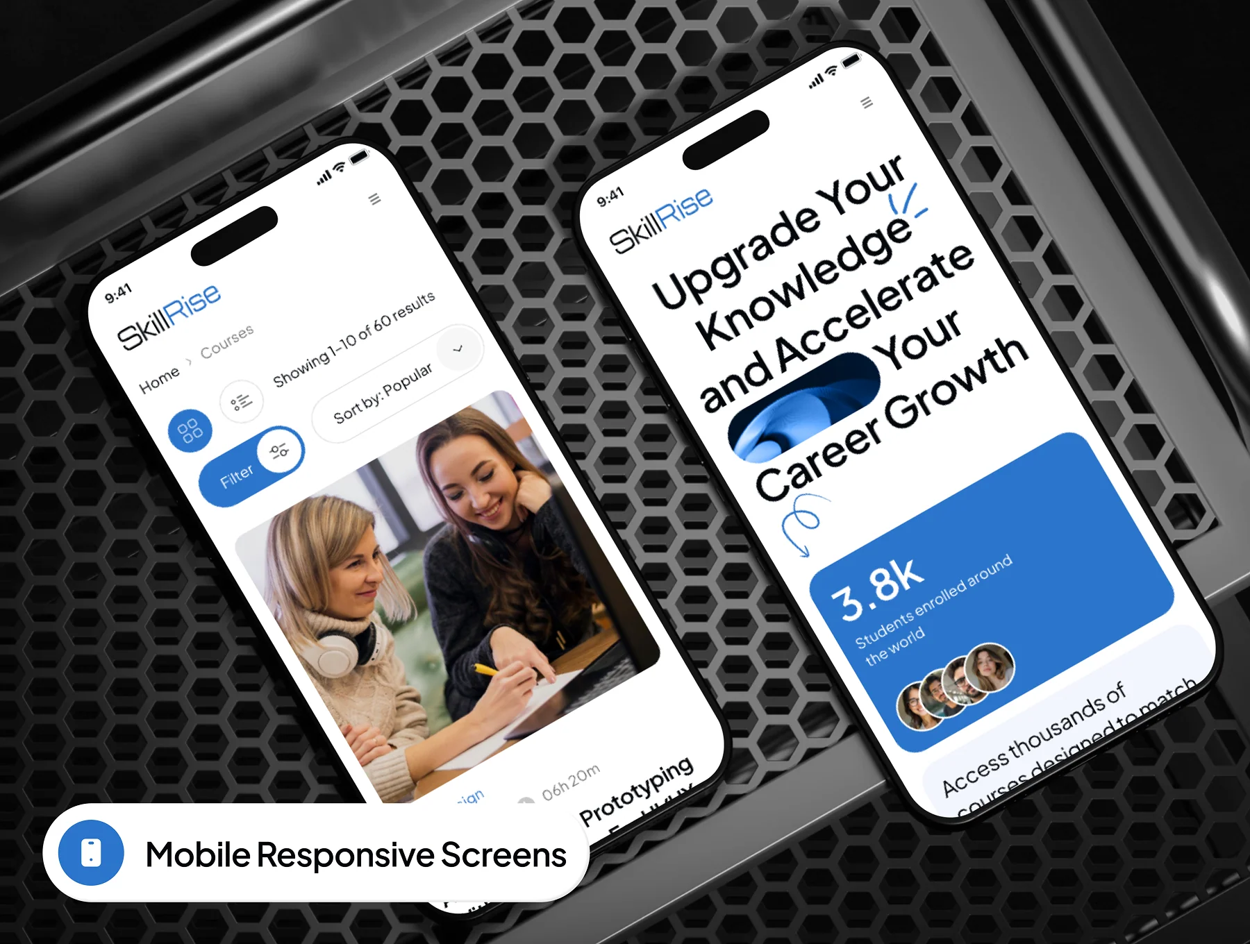SkillRise - Elearning Online Course Website UI Kit 7