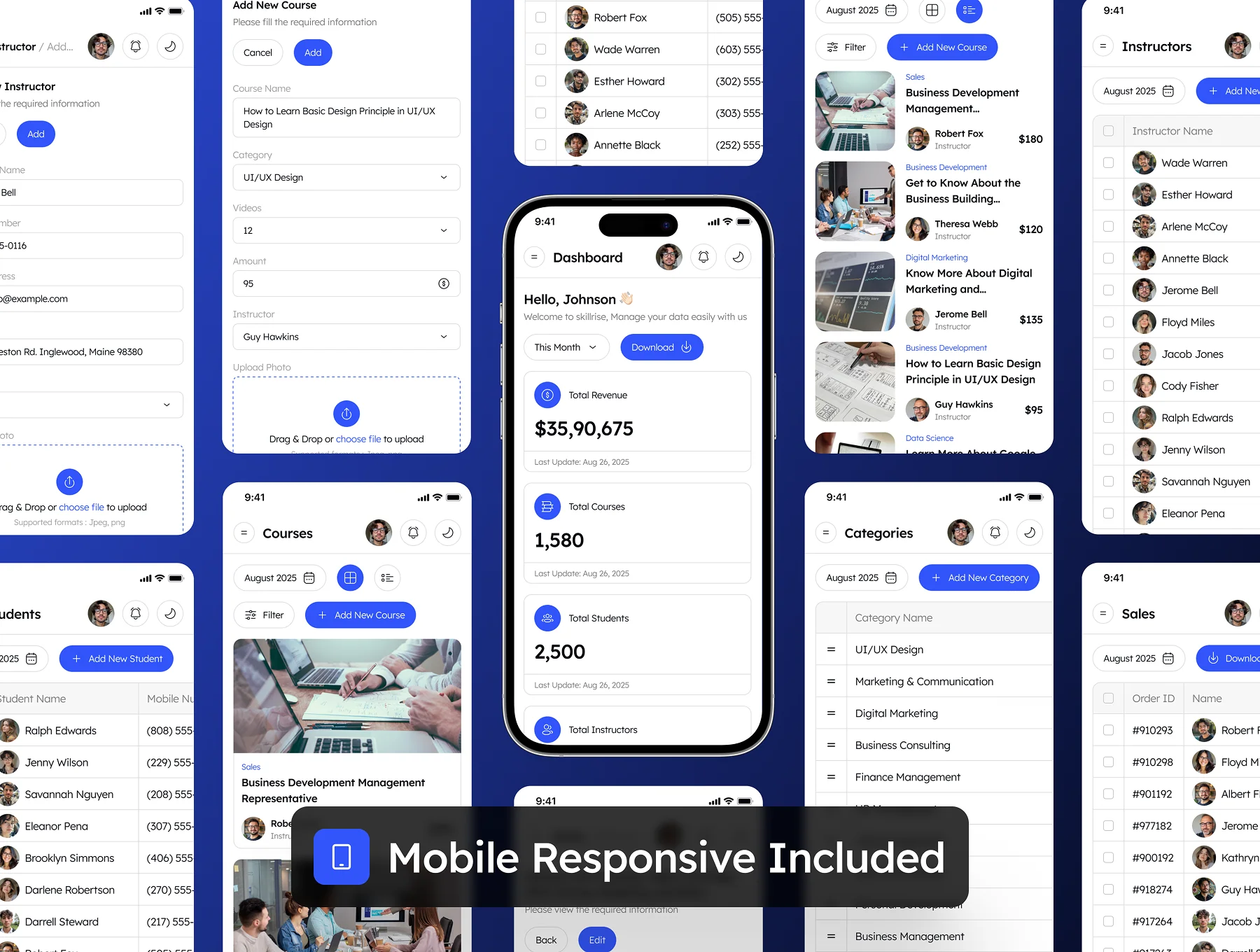 SkillRise - Online Course Dashboard Admin UI Kit 7