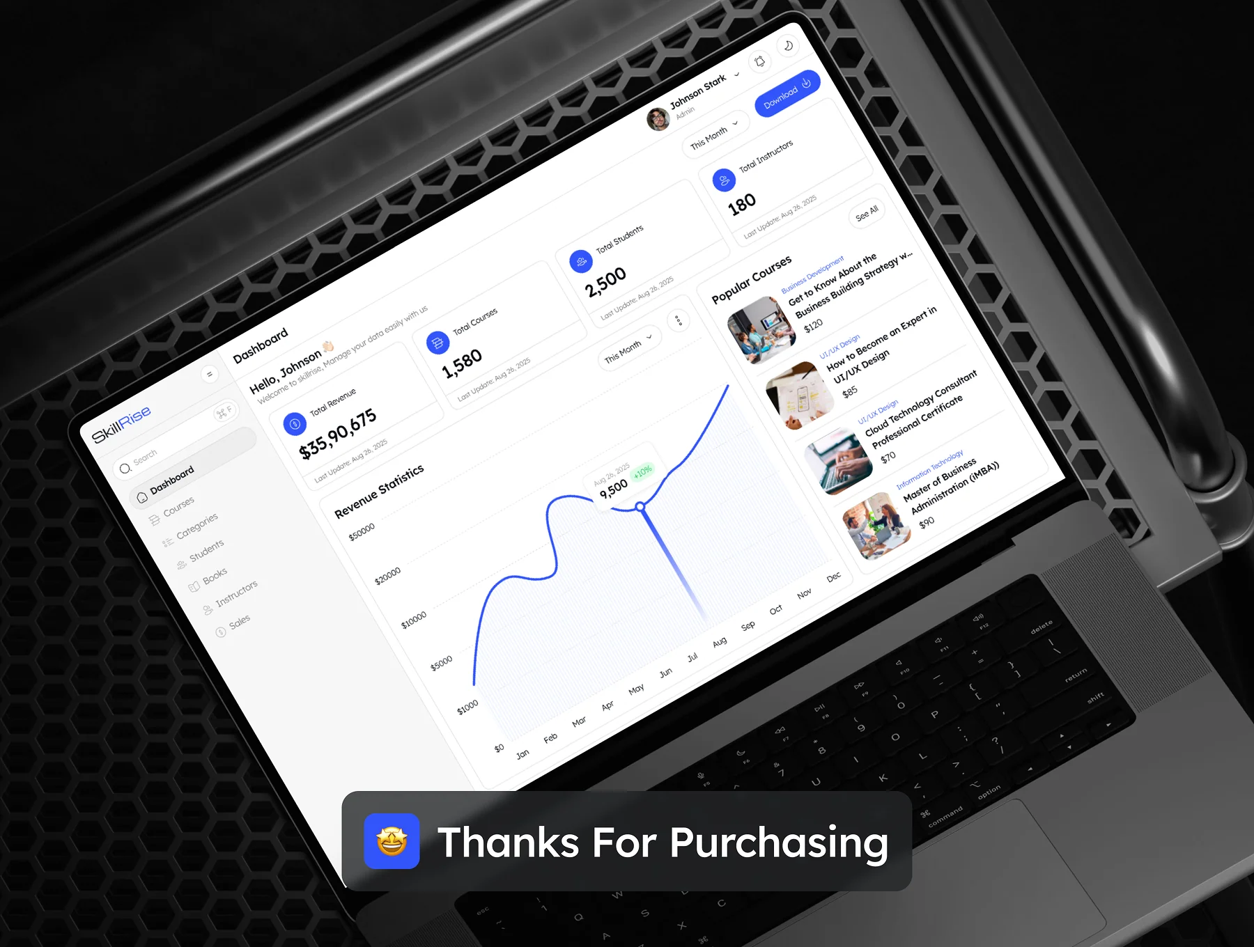 SkillRise - Online Course Dashboard Admin UI Kit 8