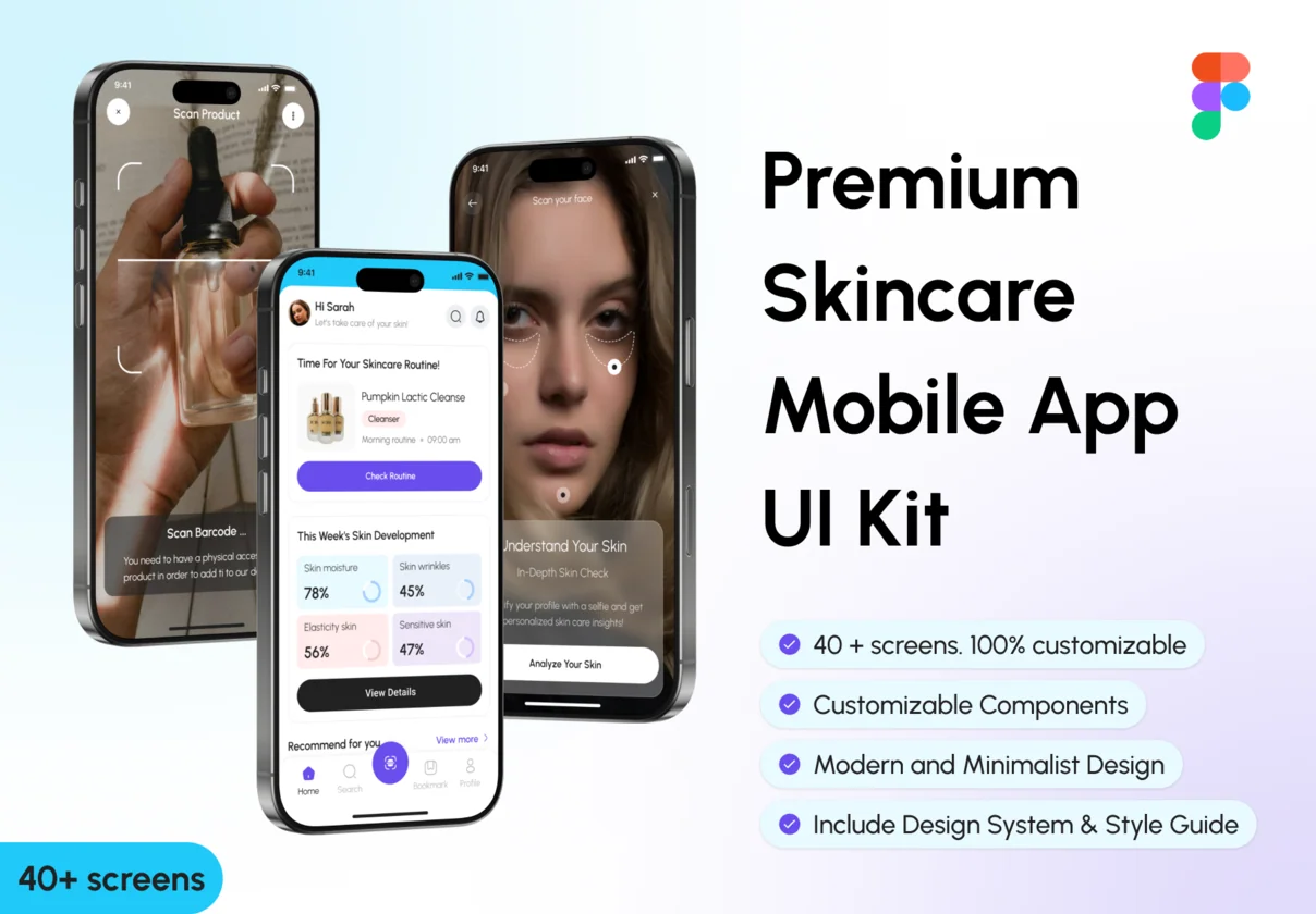 Lumielle - Skincare App UI Kit