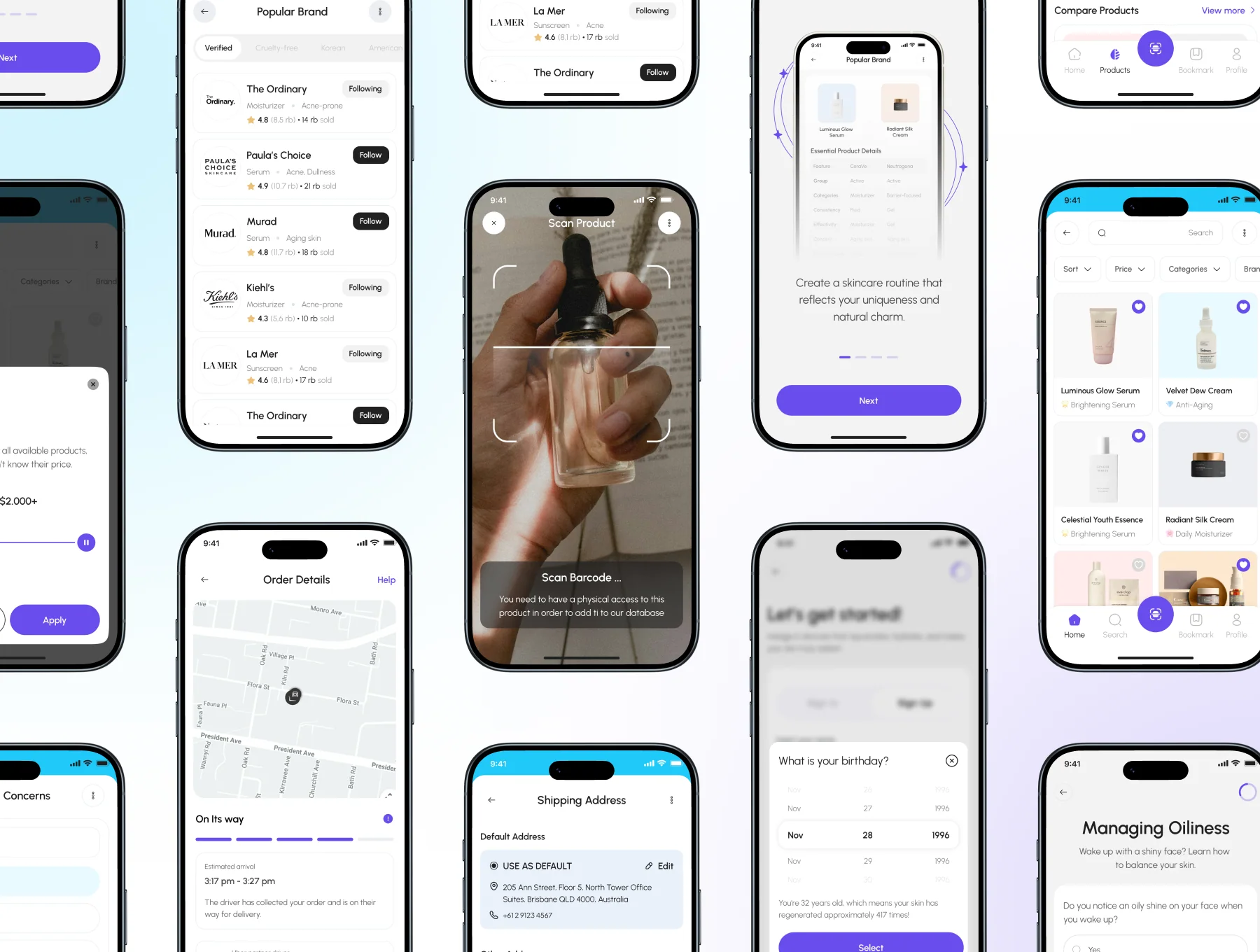 Lumielle - Skincare App UI Kit 3