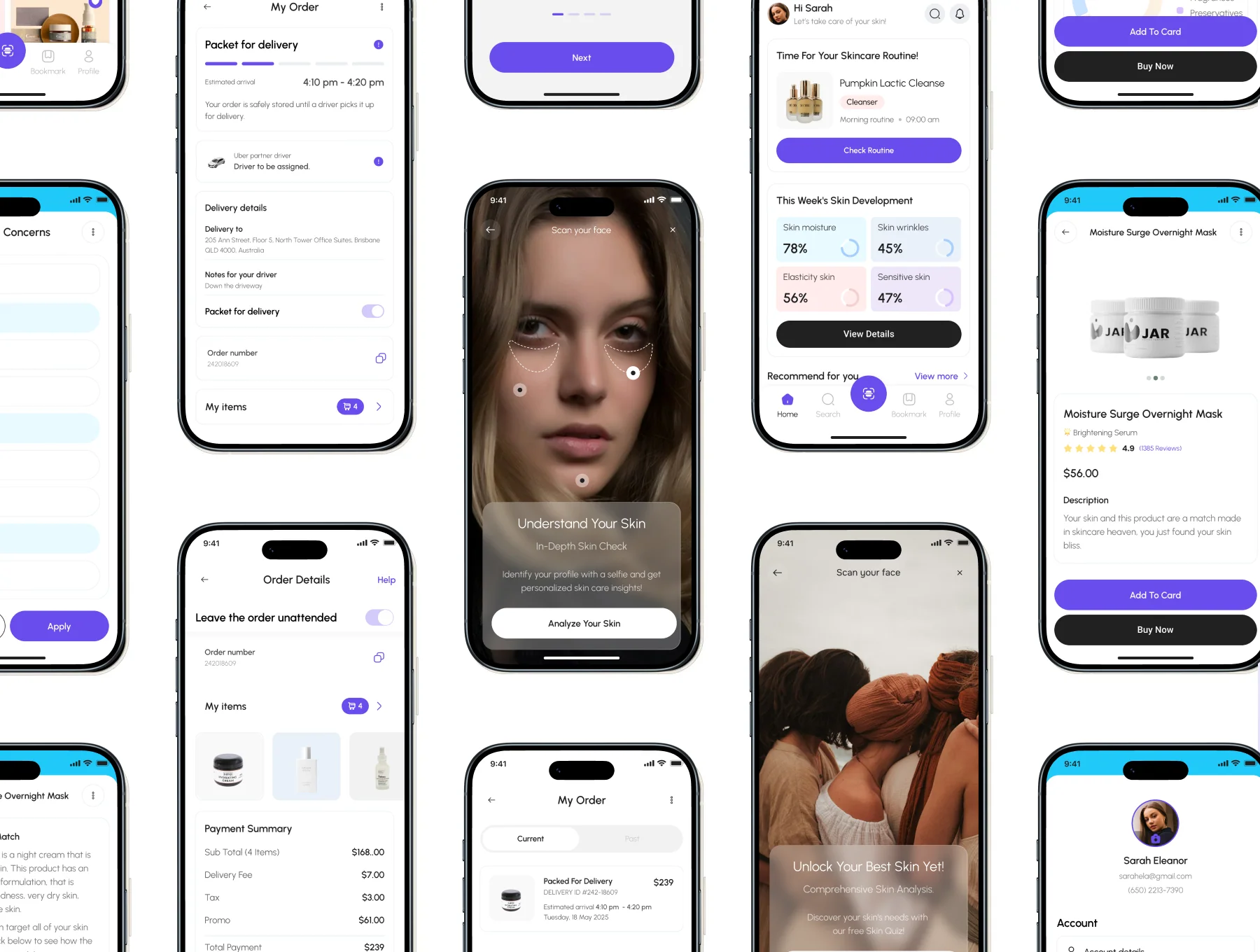 Lumielle - Skincare App UI Kit 4