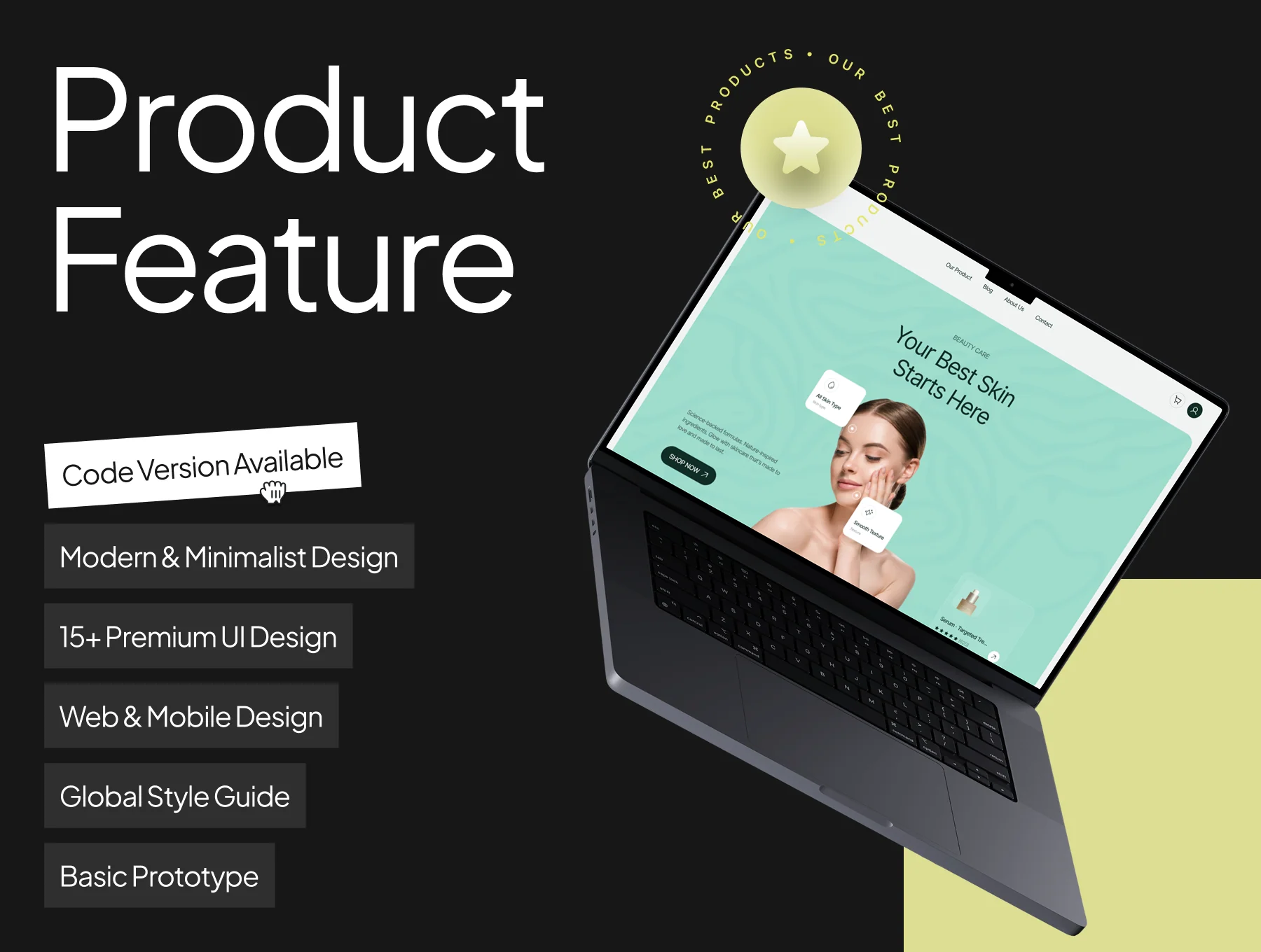 Skincare & Beauty Web Template V2