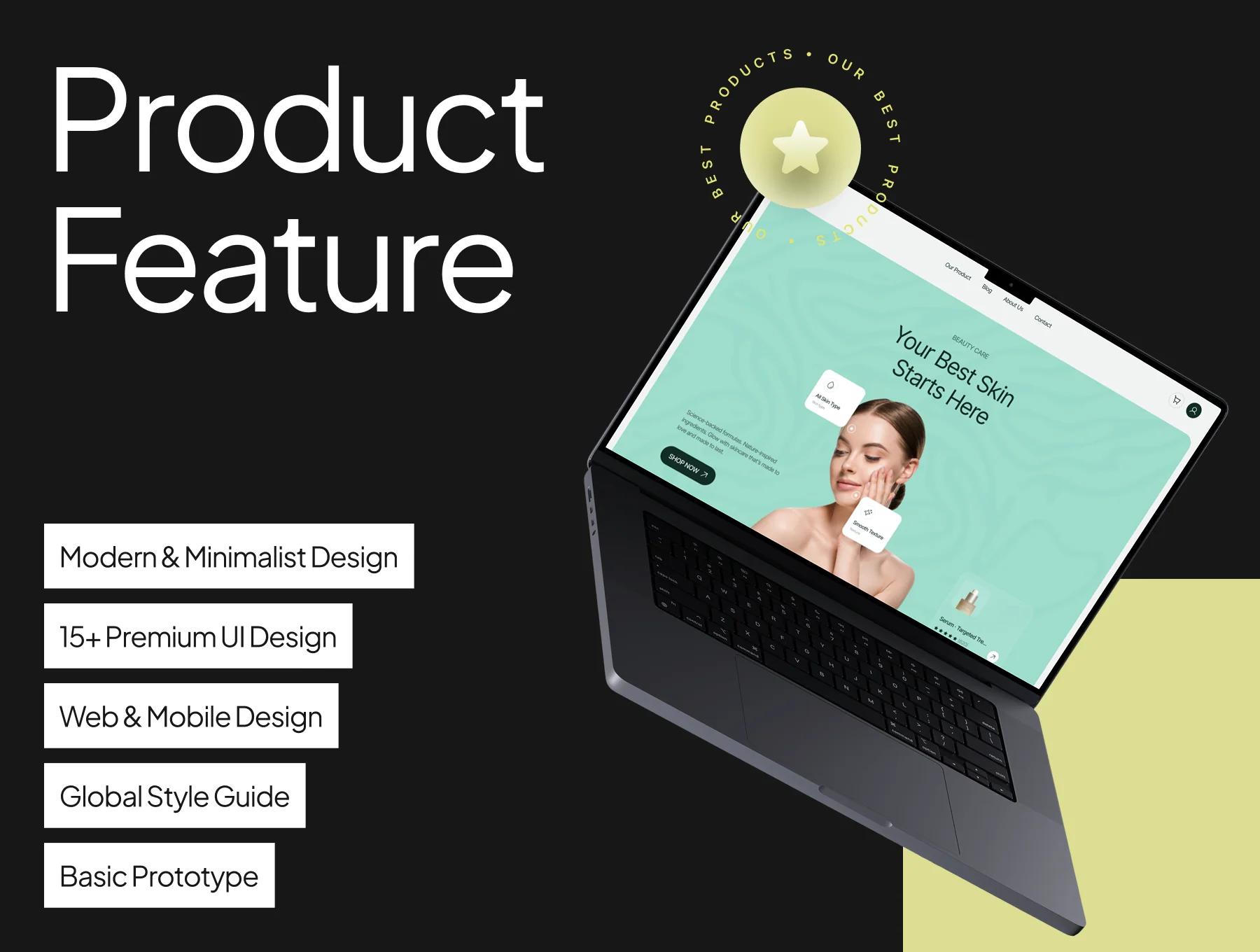 Skincare & Beauty Web UI Kit