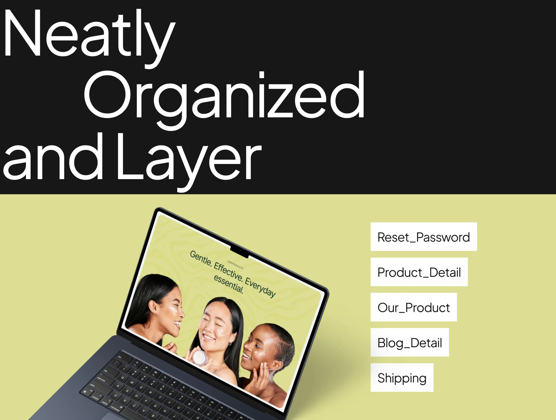Skincare & Beauty Web UI Kit 3