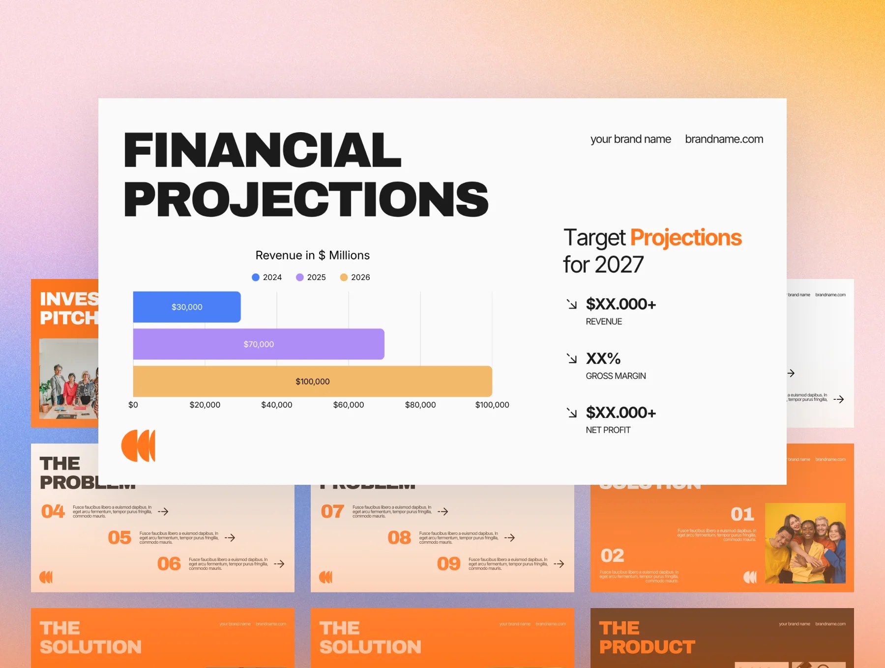 Skincare Investor Pitch Deck Template – Beauty & Wellness 4