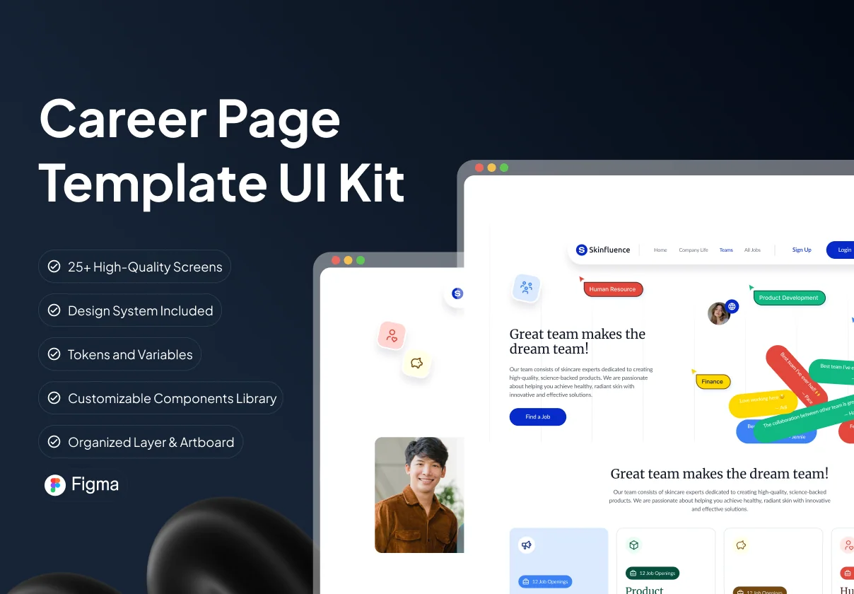 Skinfluence - Career Page of Skincare Company