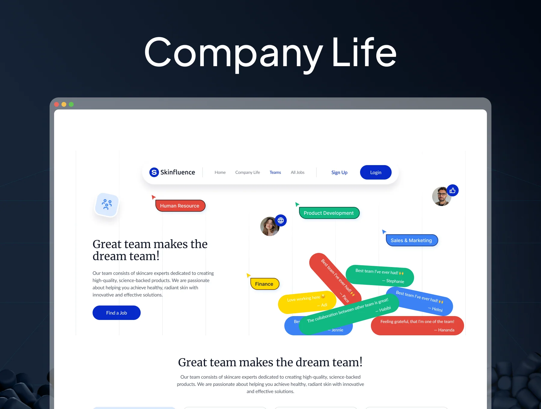 Skinfluence - Career Page of Skincare Company 7